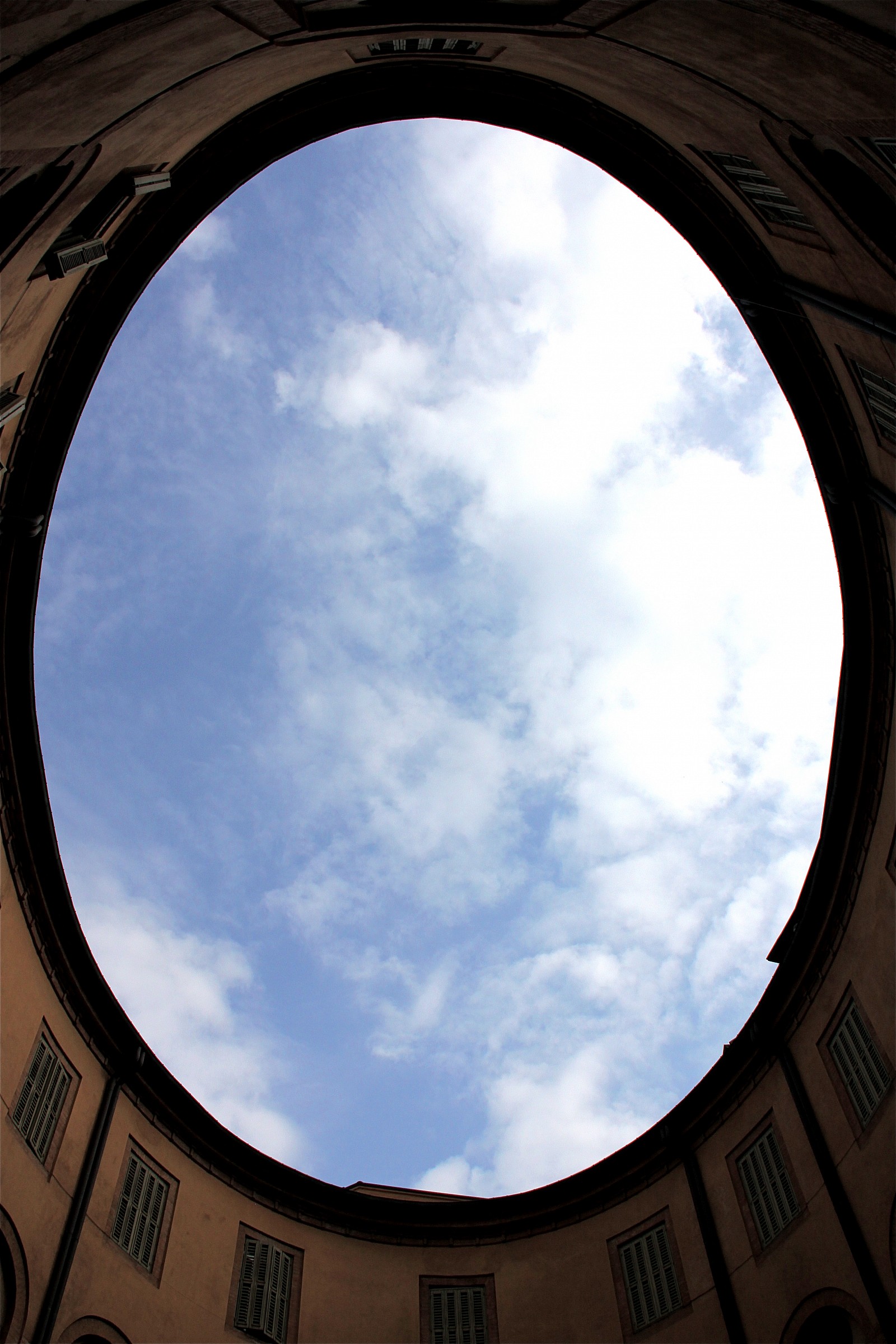 The sky over Ferrara