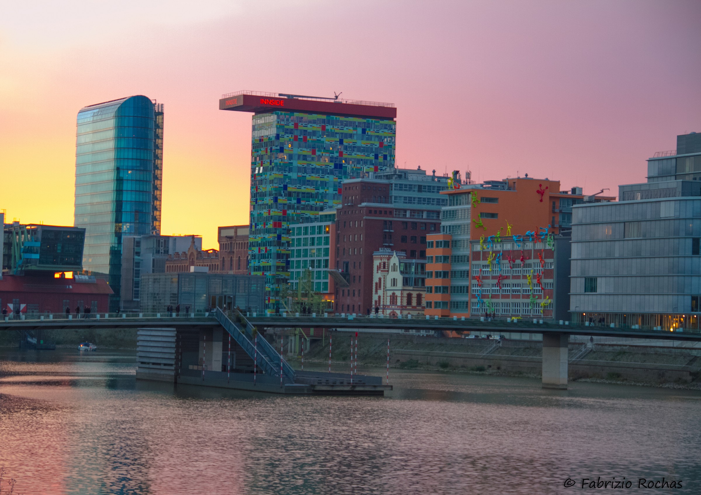 Sunset in Dusseldorf