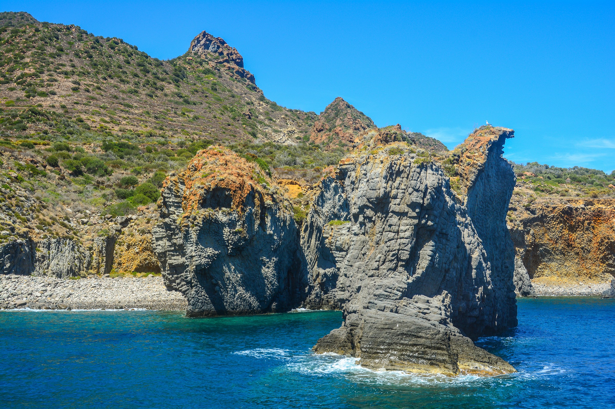 Cala Junca, the rock