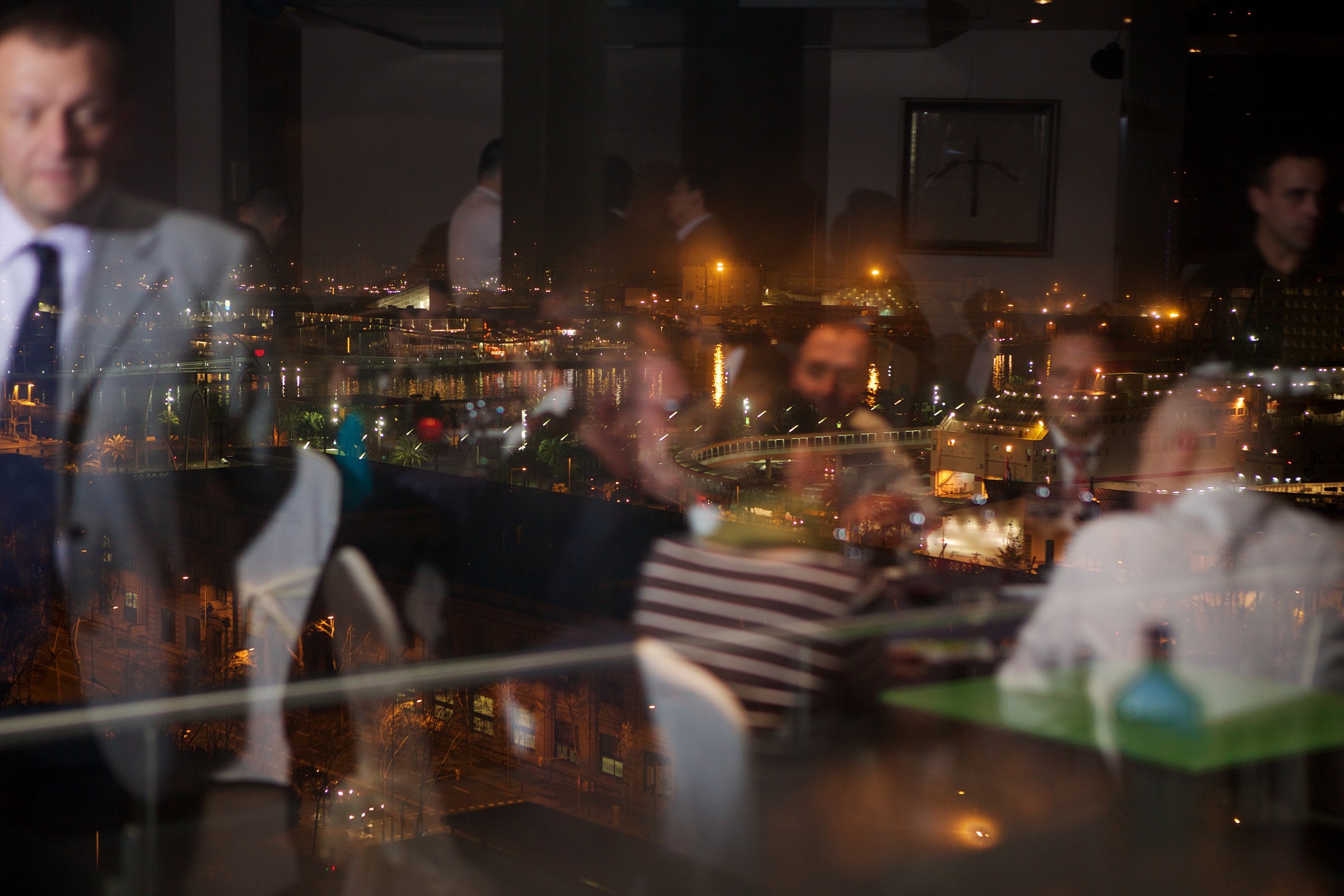 Barcelona, night's reflections