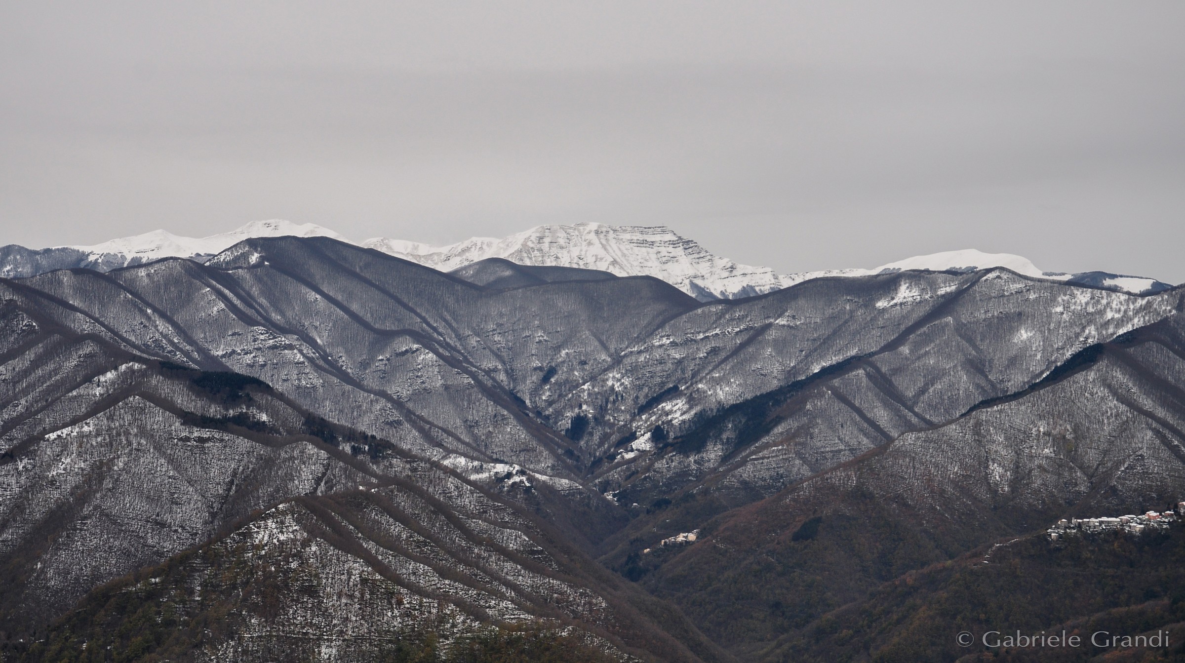 Sambuca Pistoiese in the Snow