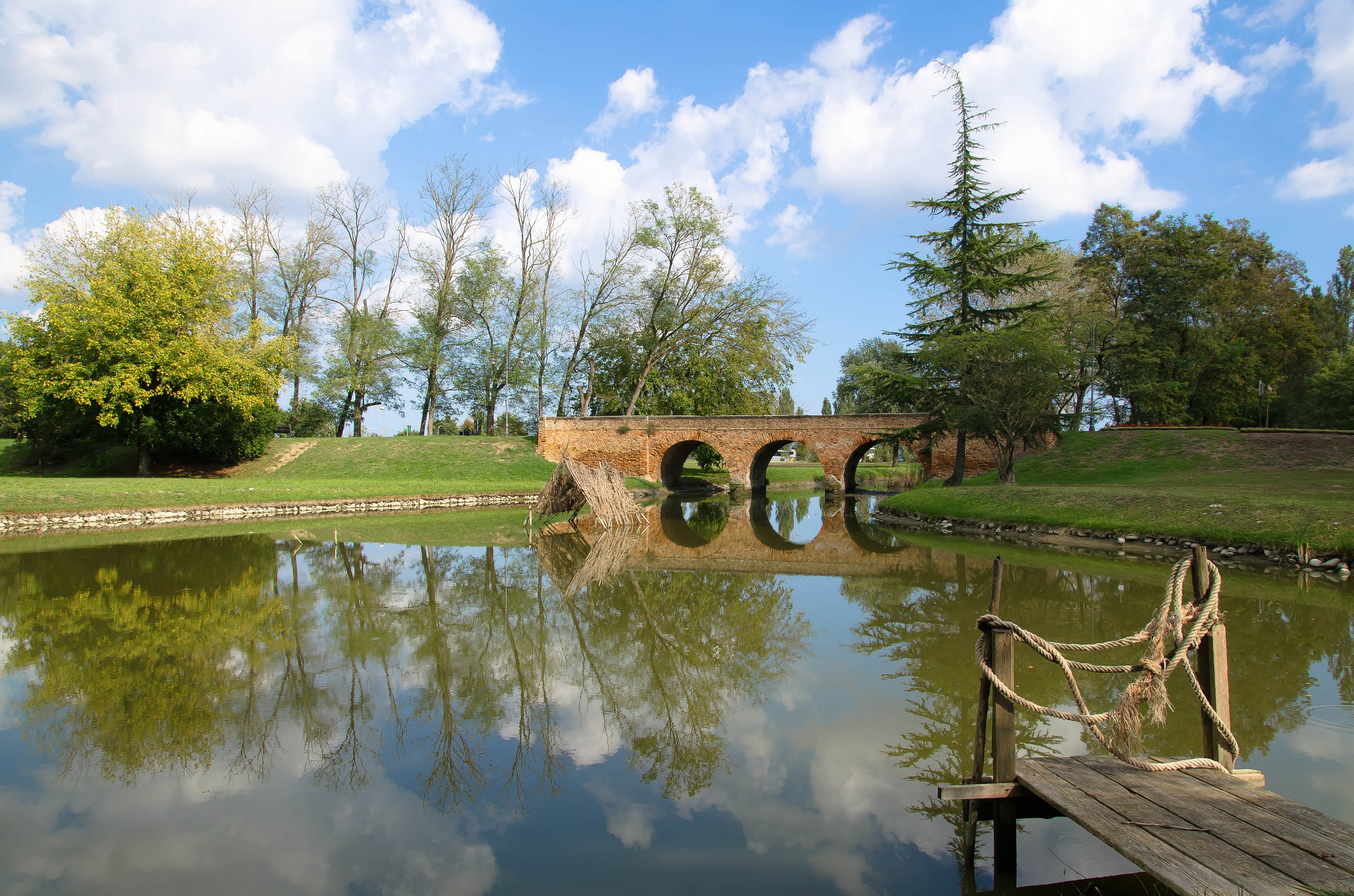 Reflections in Pomposa