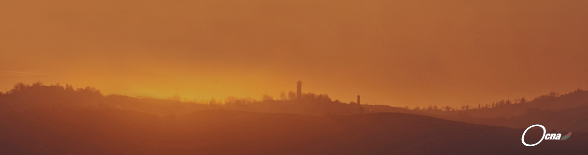 alba rossa......controluce