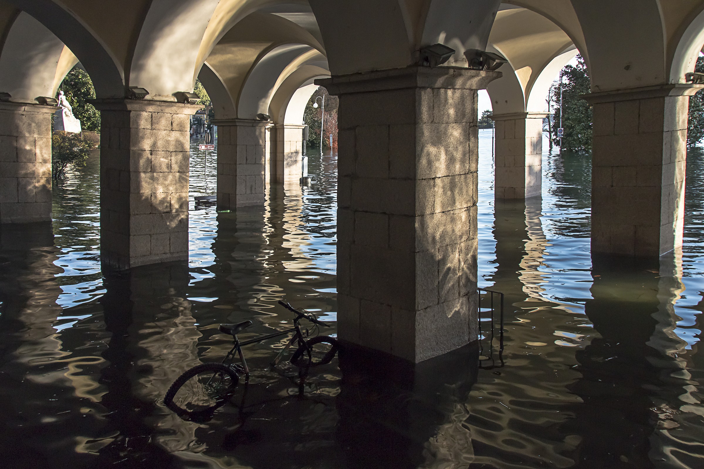 Pallanza esondazione del lago Maggiore 11/2014