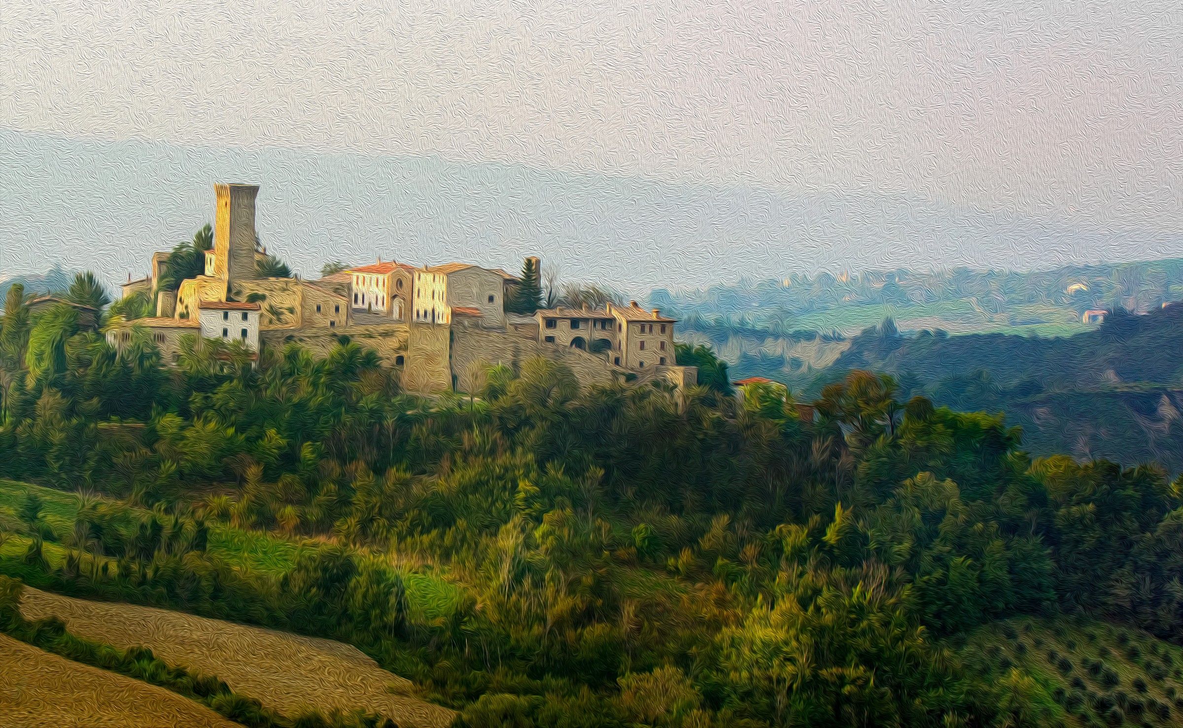 Effetto dipinto a olio