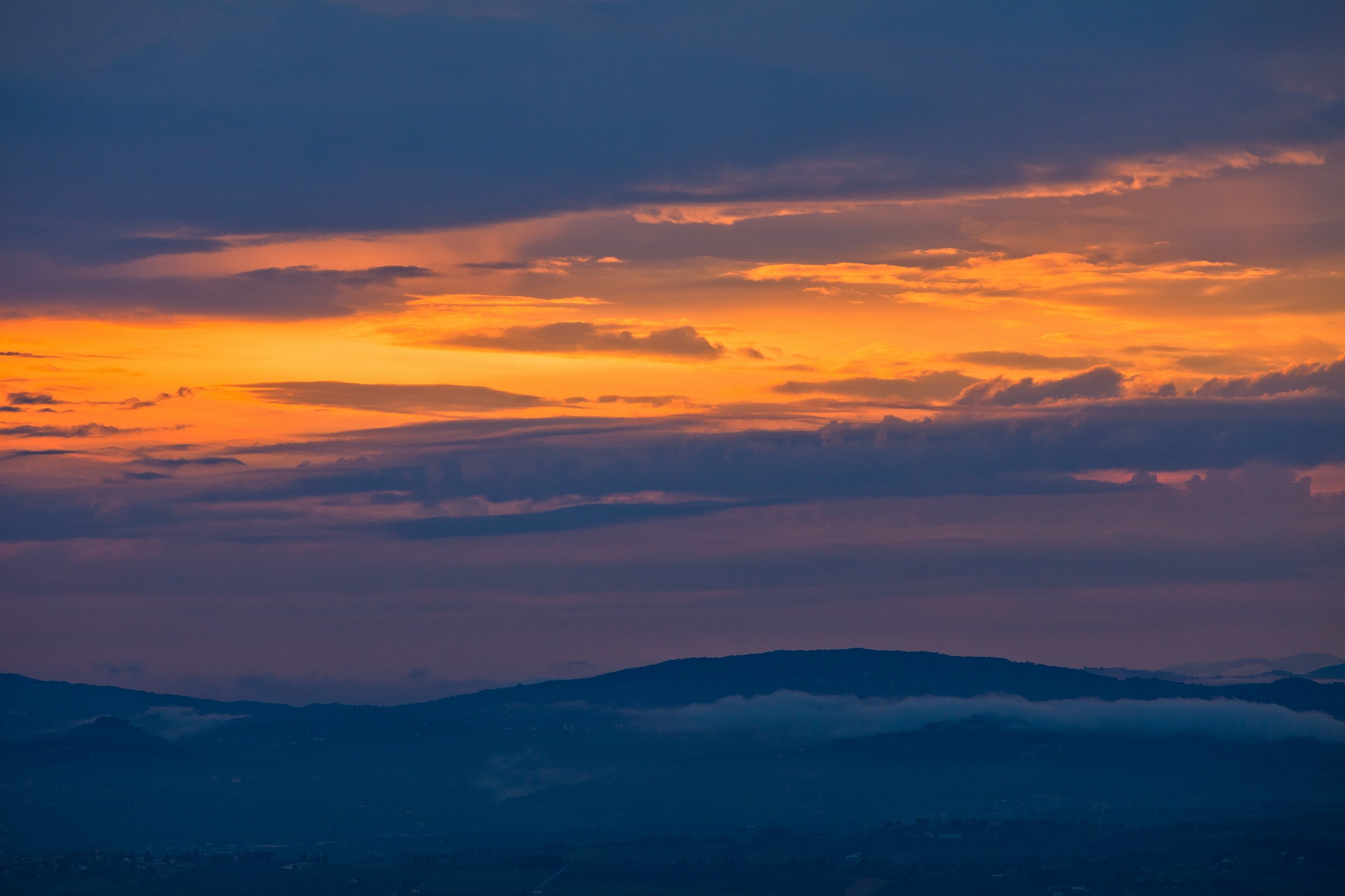 Getting lost in the colors of the sunset