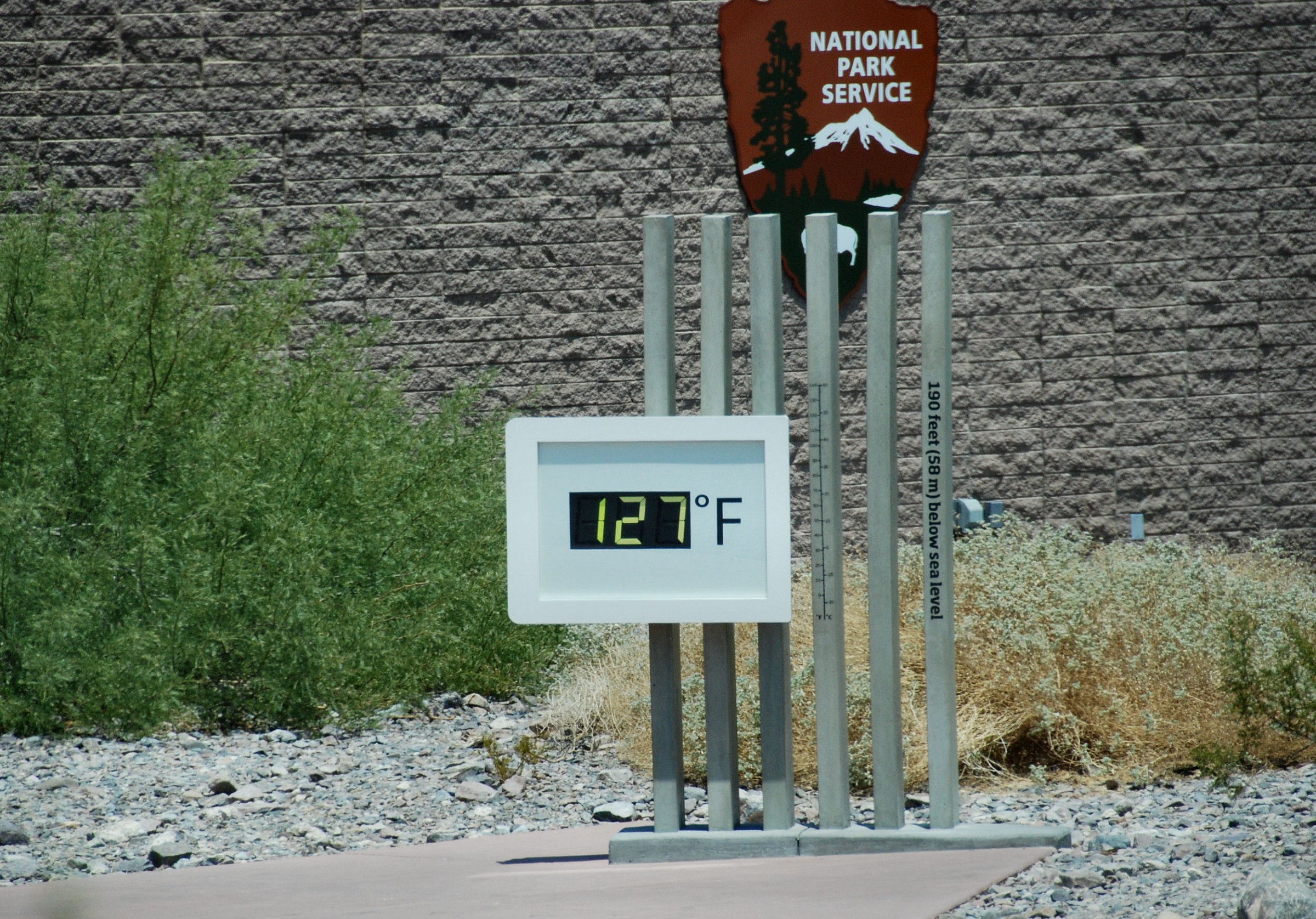 Death Valley con temperatura record 52°