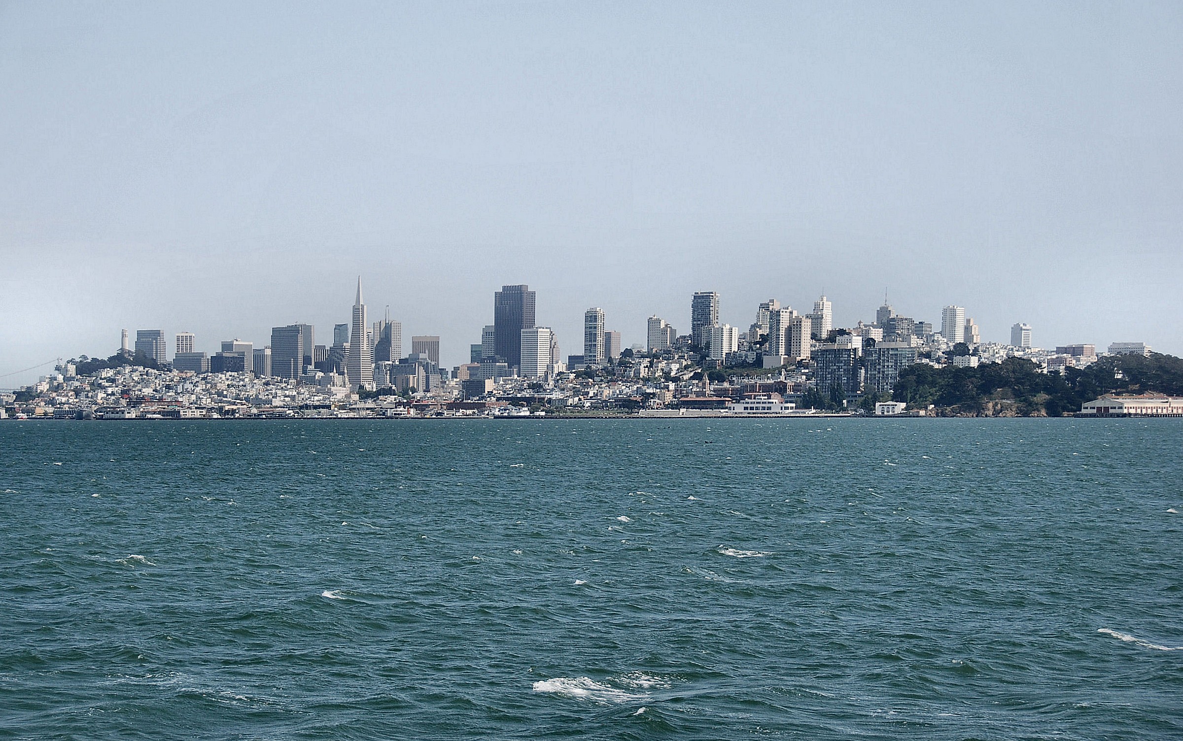 San Francisco vista da Alcatraz