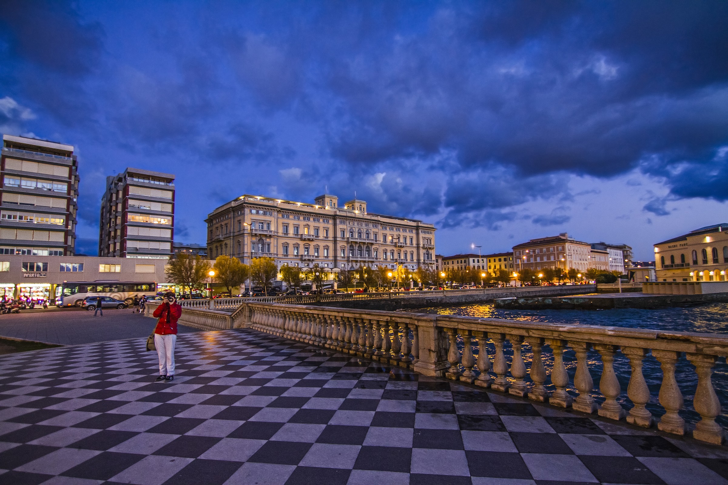 Blue Hour on the terrace