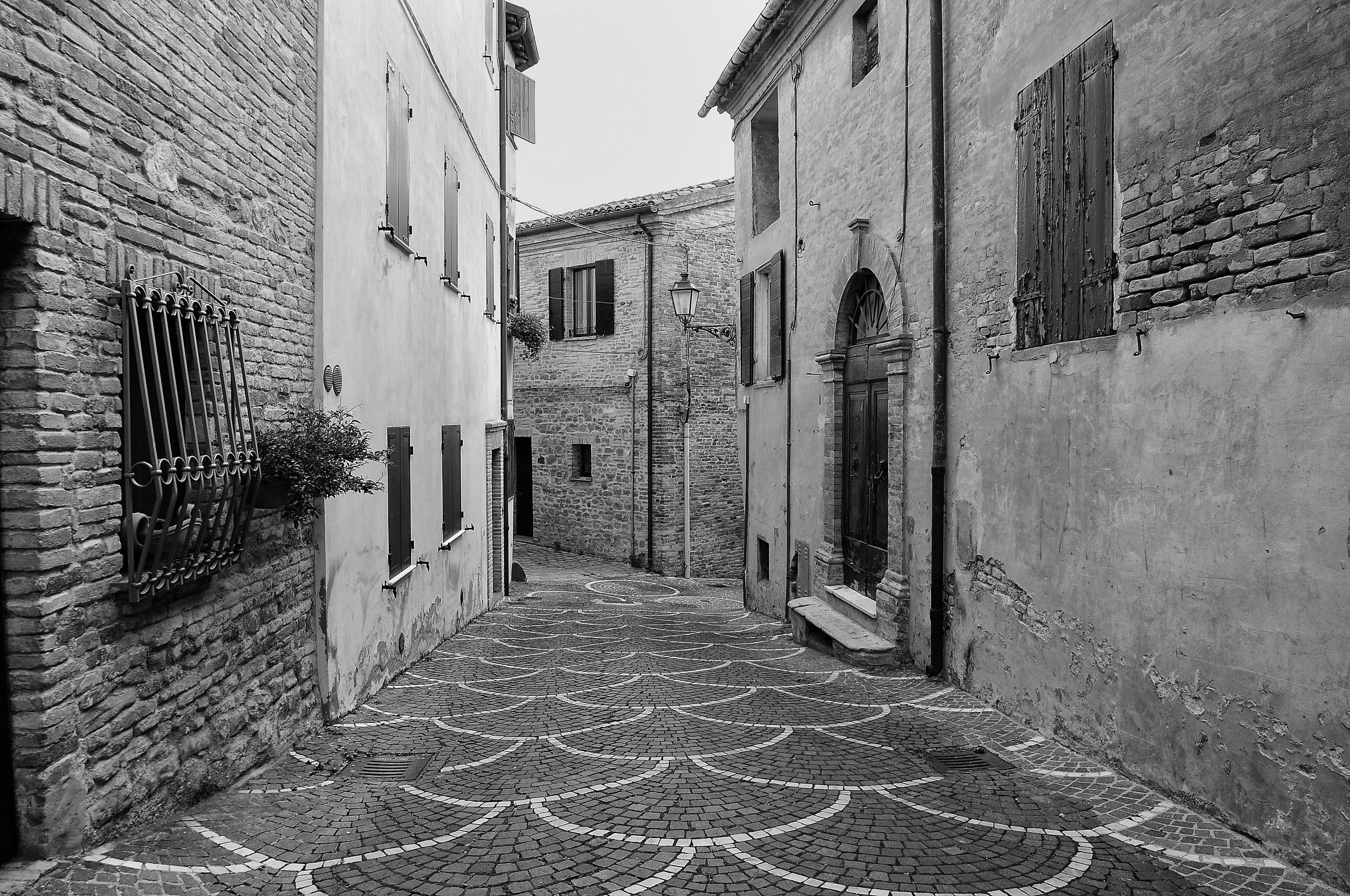 street in the village