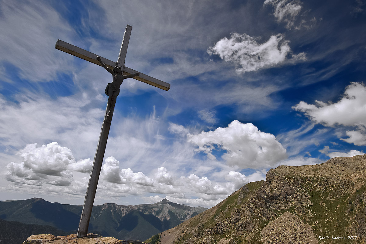 Croce nei pressi di Sant'Anna di Vinadio