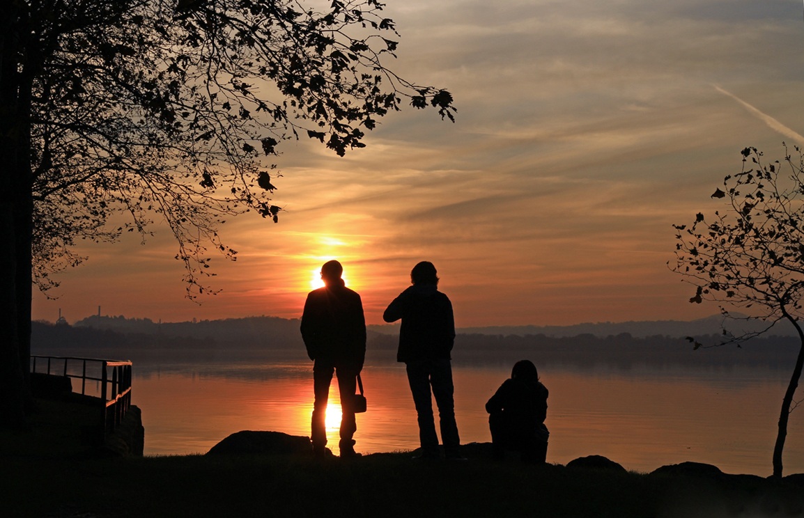 Guardando il tramonto.....