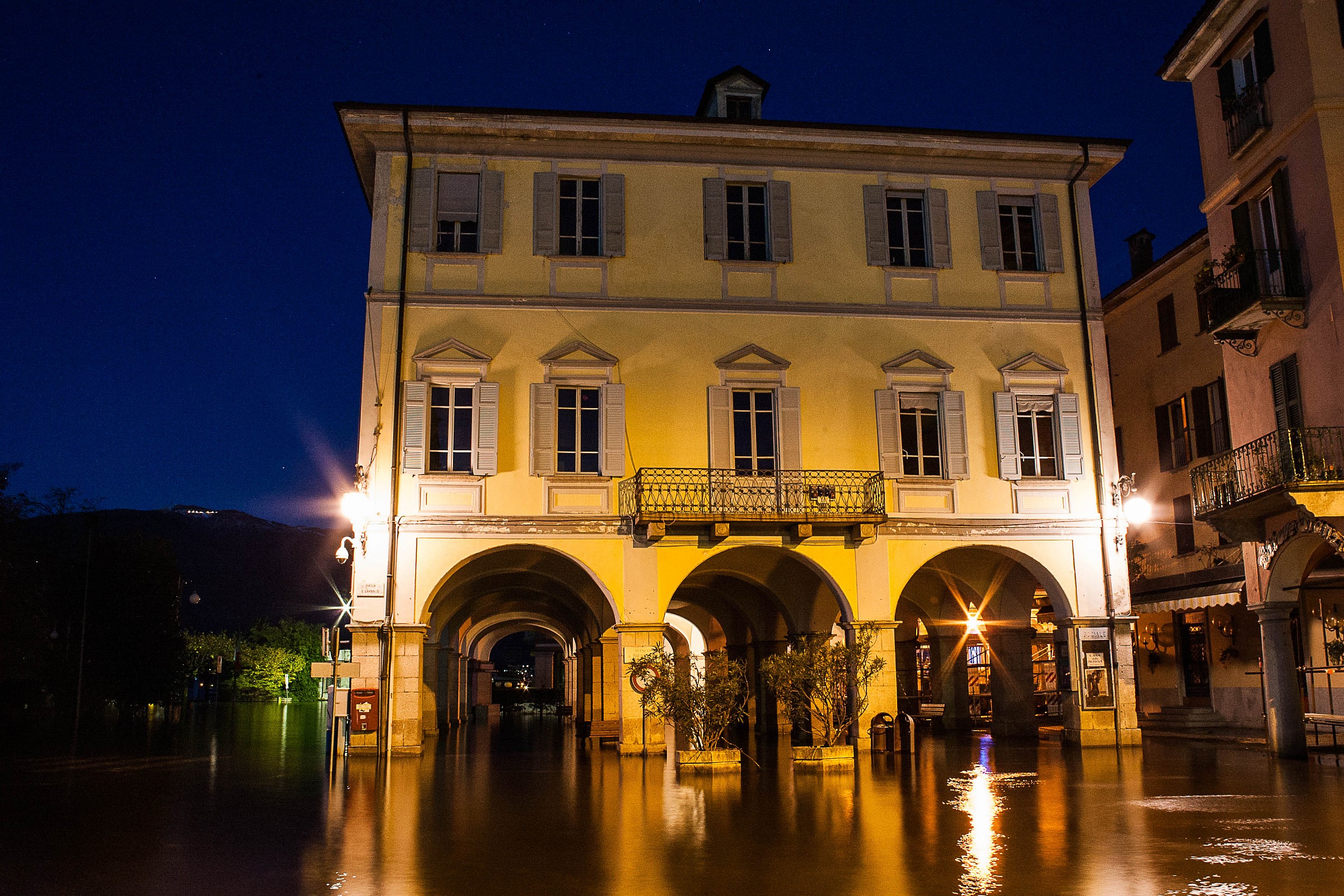 Flooding of Lake Maggiore (Pallanza)