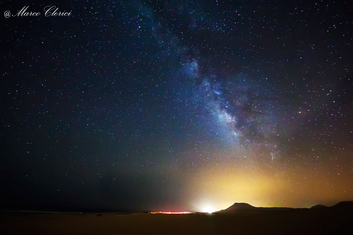 Via Lattea Nel Deserto