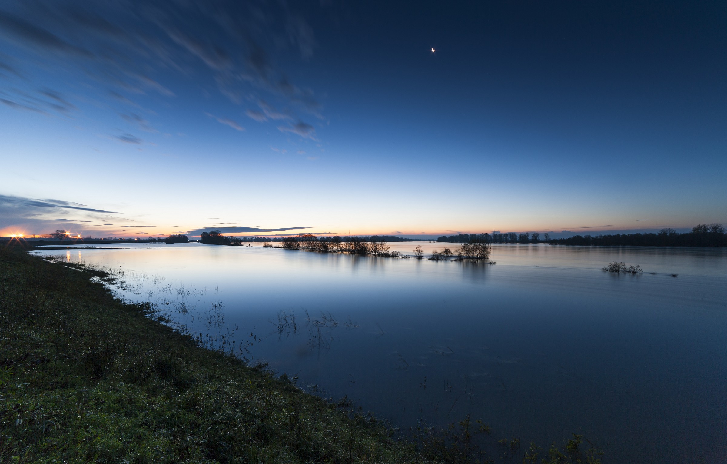 Alba sul Po in Piena