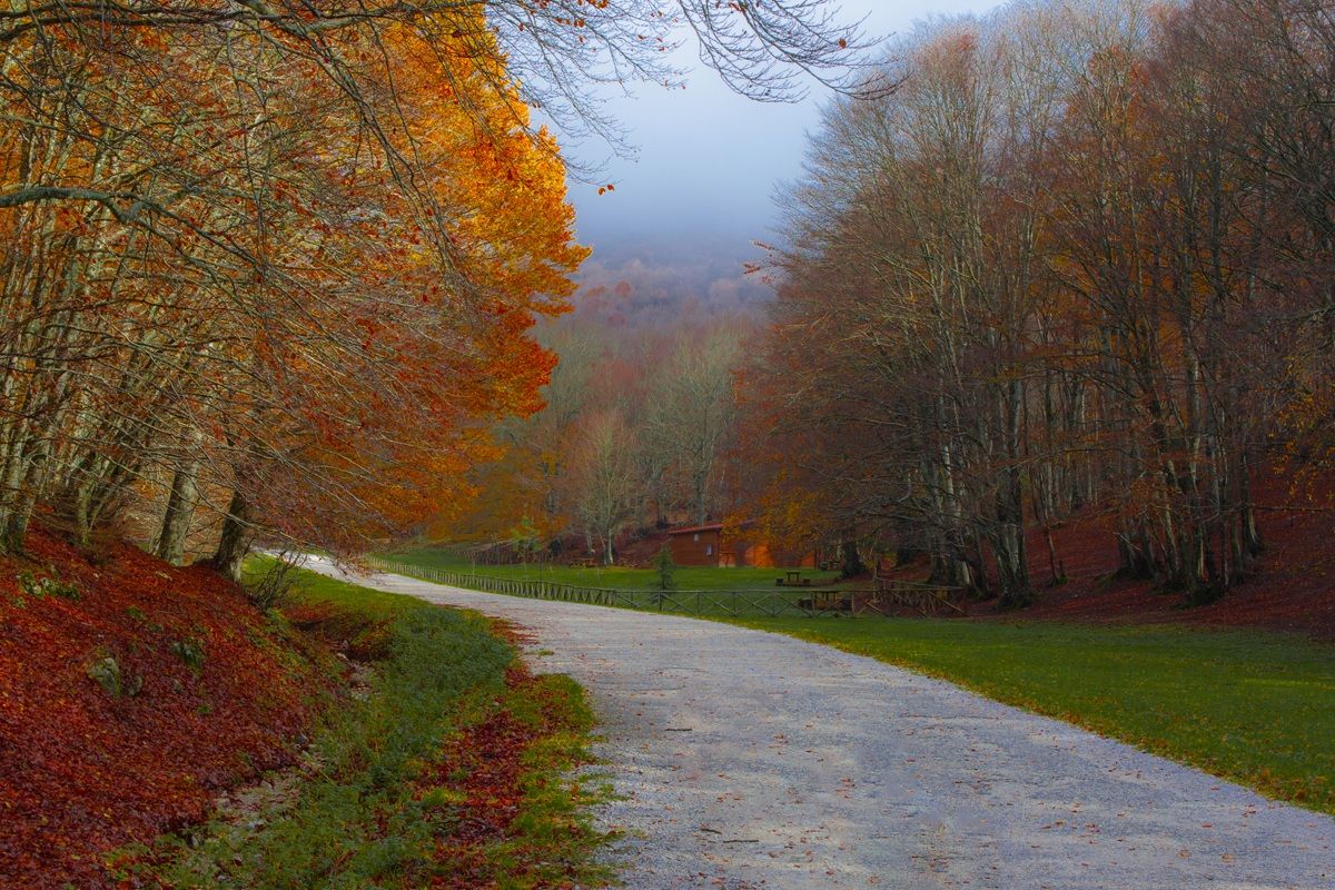 Arriving in Monte Cucco