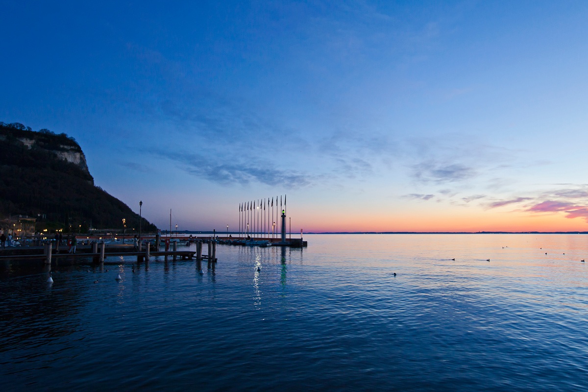Il lago di Garda.