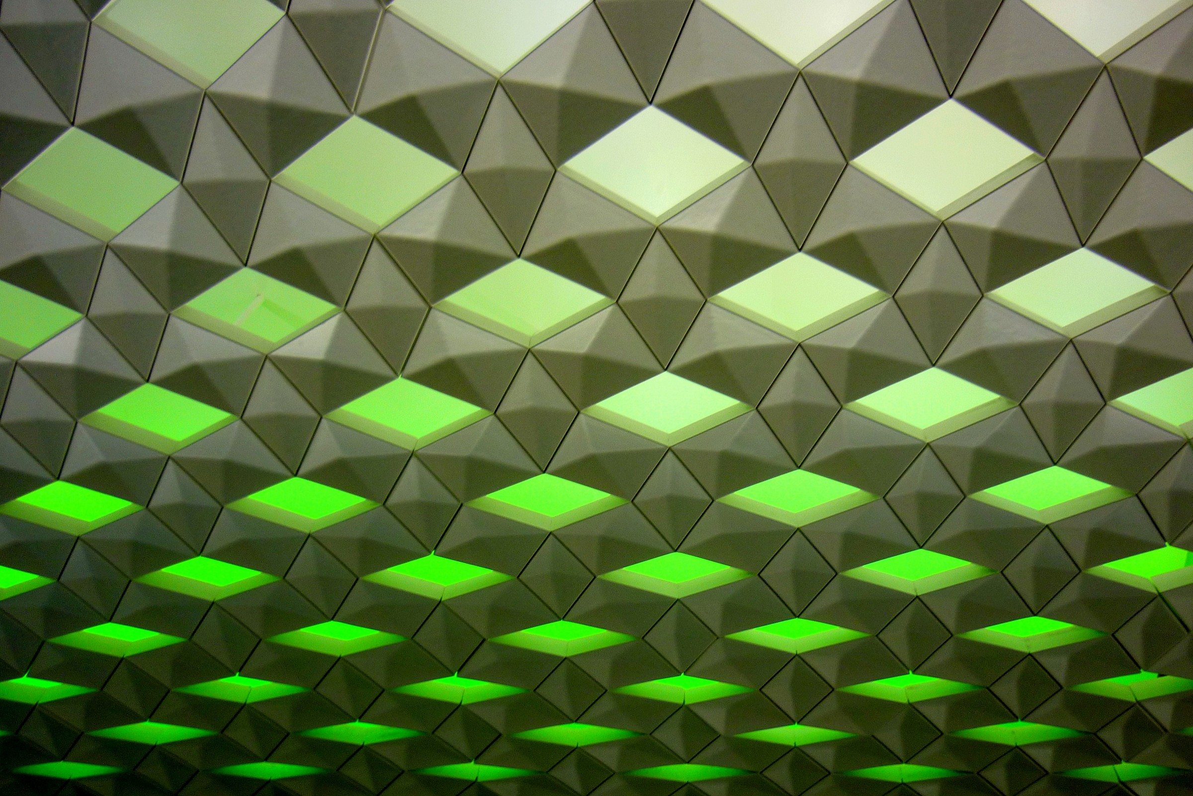 Shades of green and gray