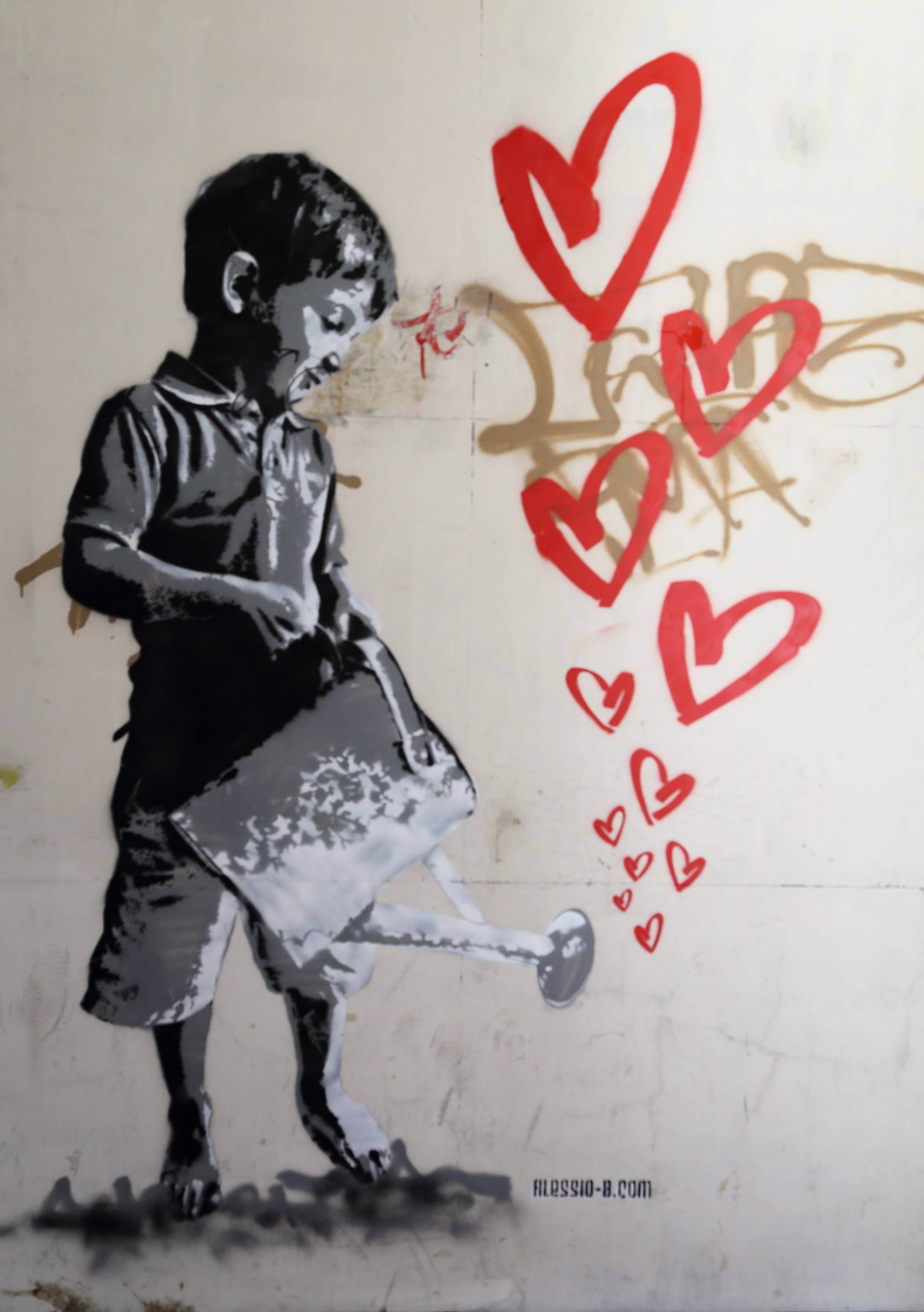 L'annaffiatoio di cuori.