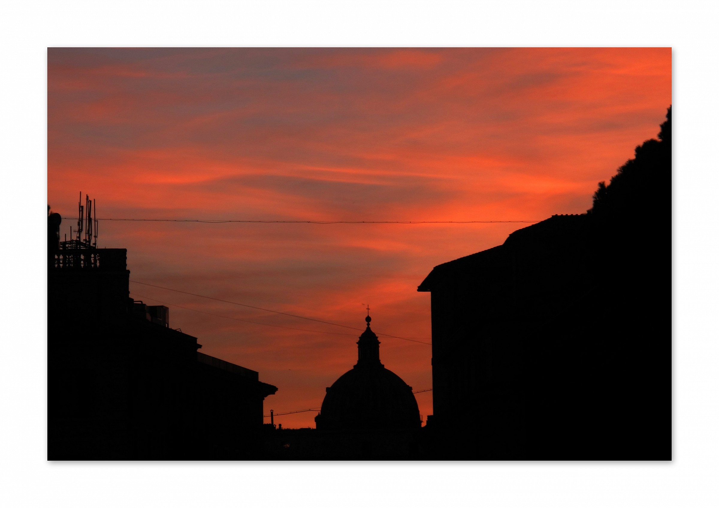 red sky at night .............