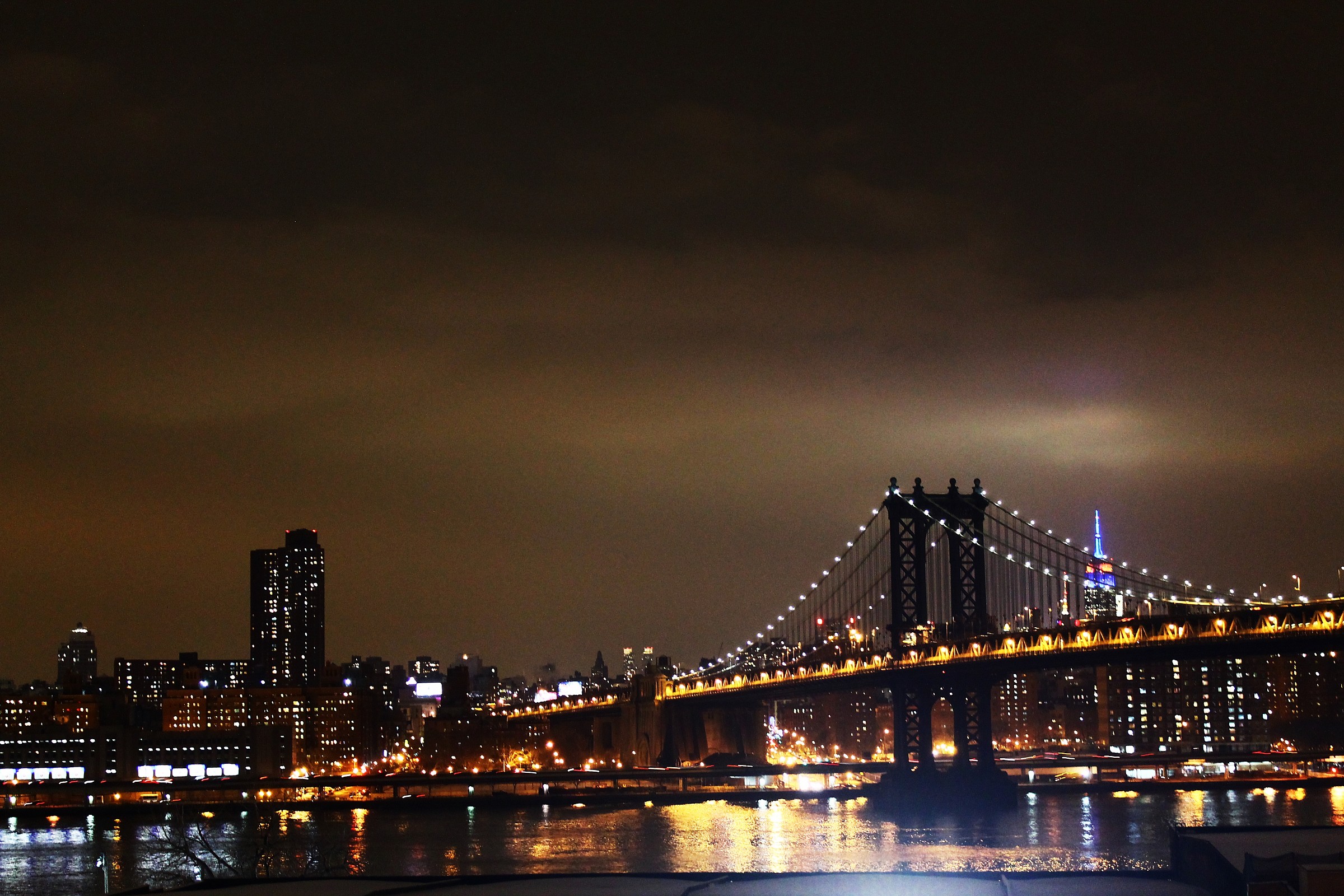 Manhattan Bridge di notte!!!