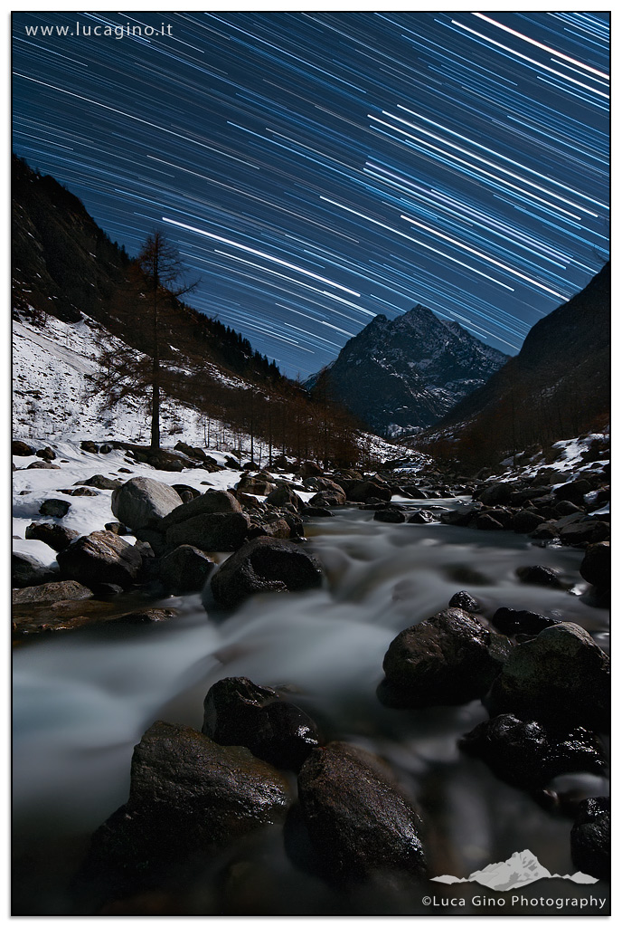 flow under the night sky