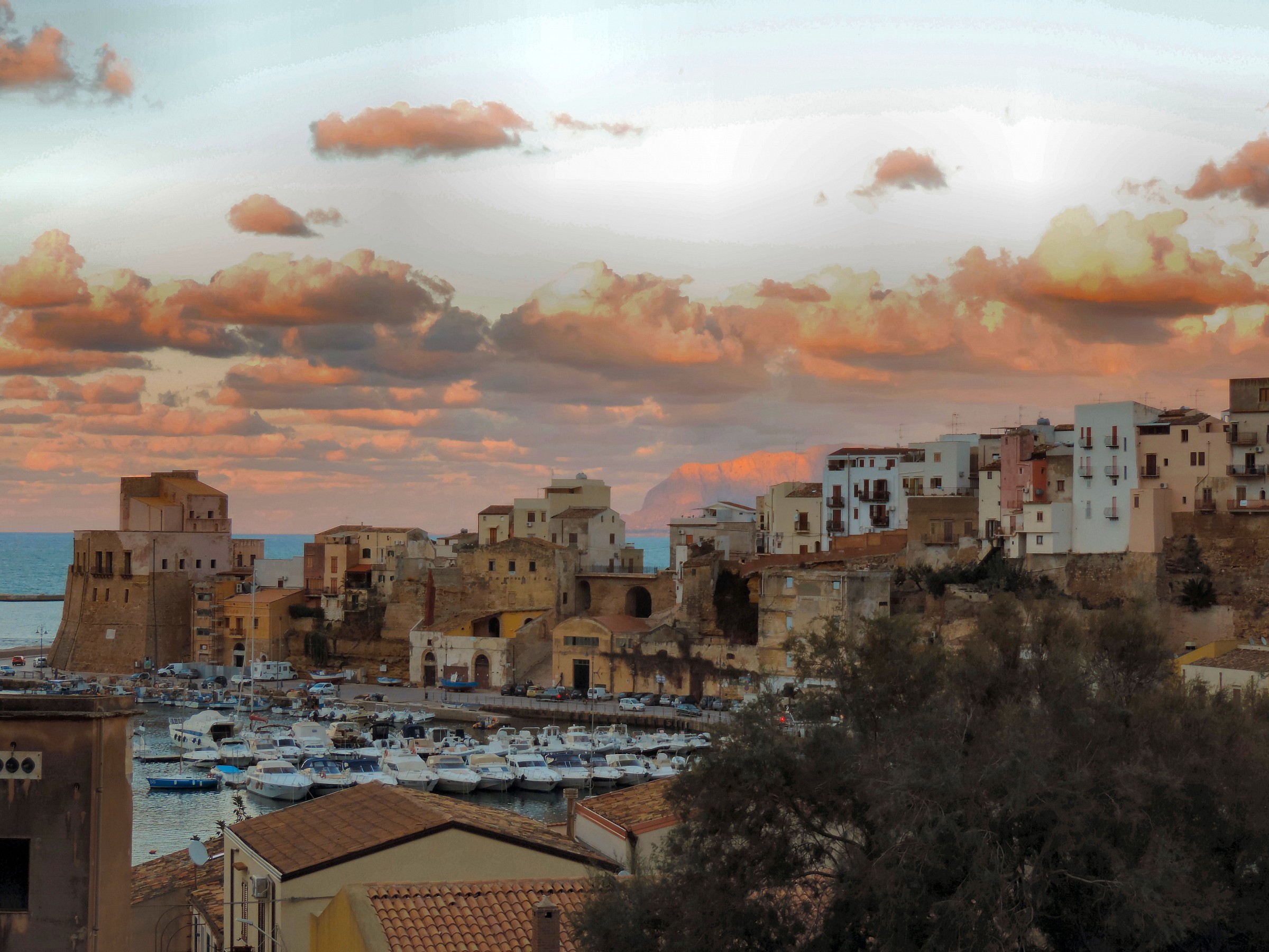 Sunset in Castellammare del Golfo