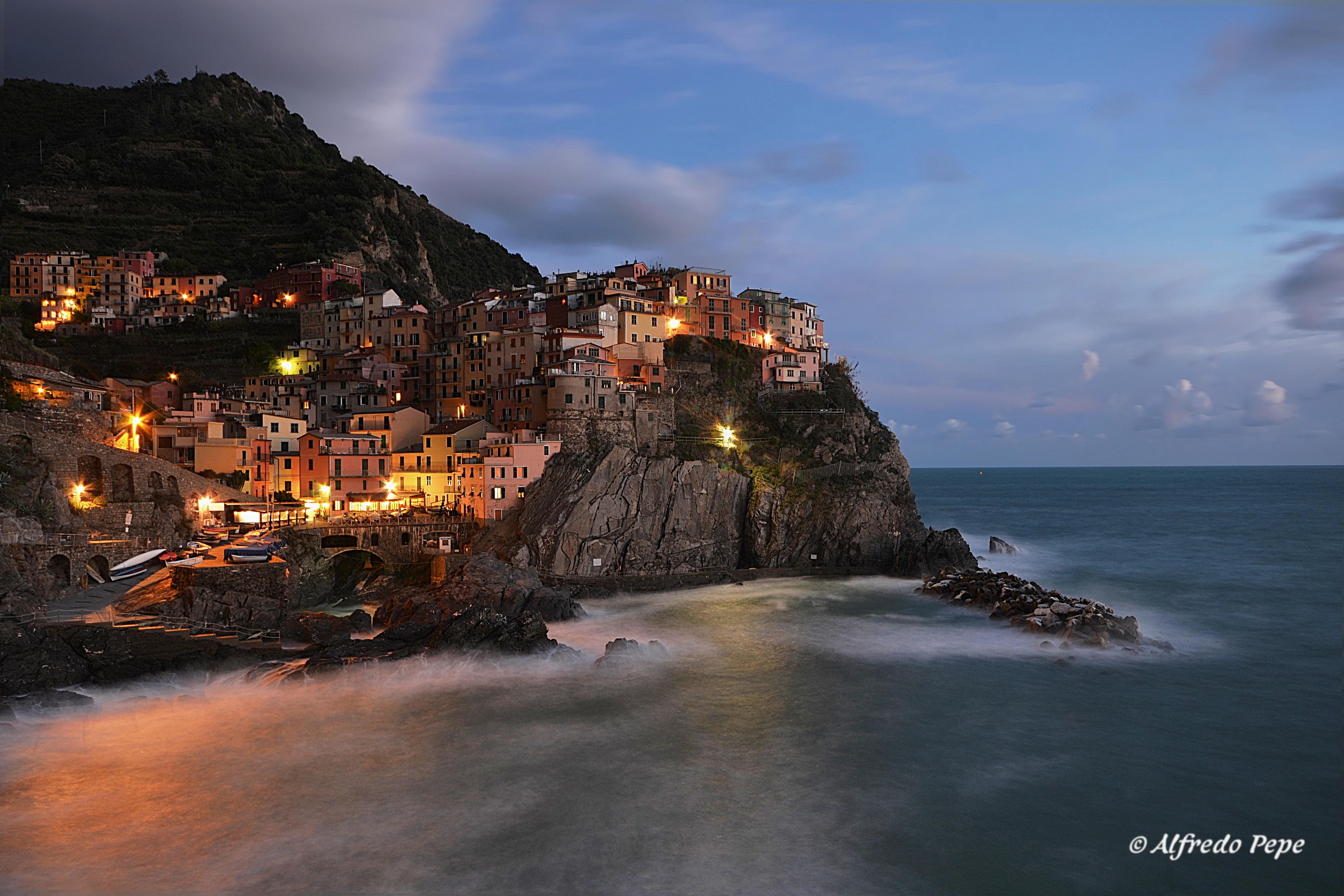 Manarola Into Night
