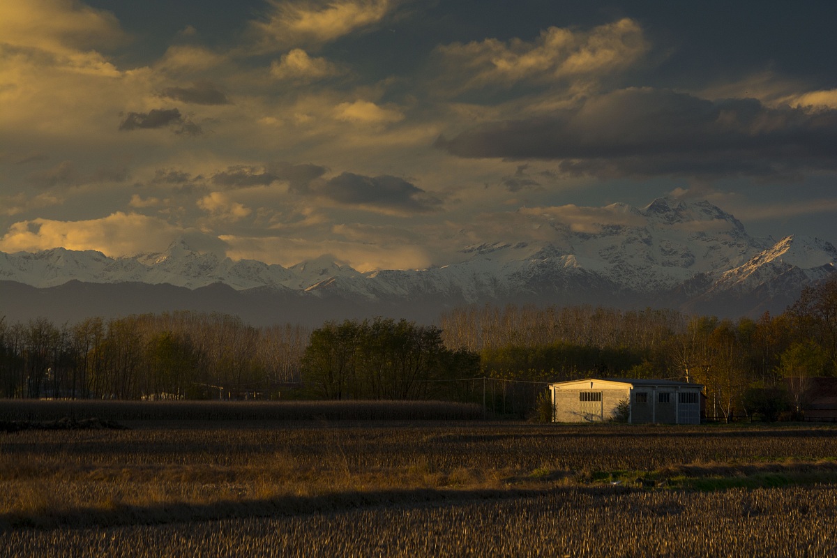 Monterosa towards evening