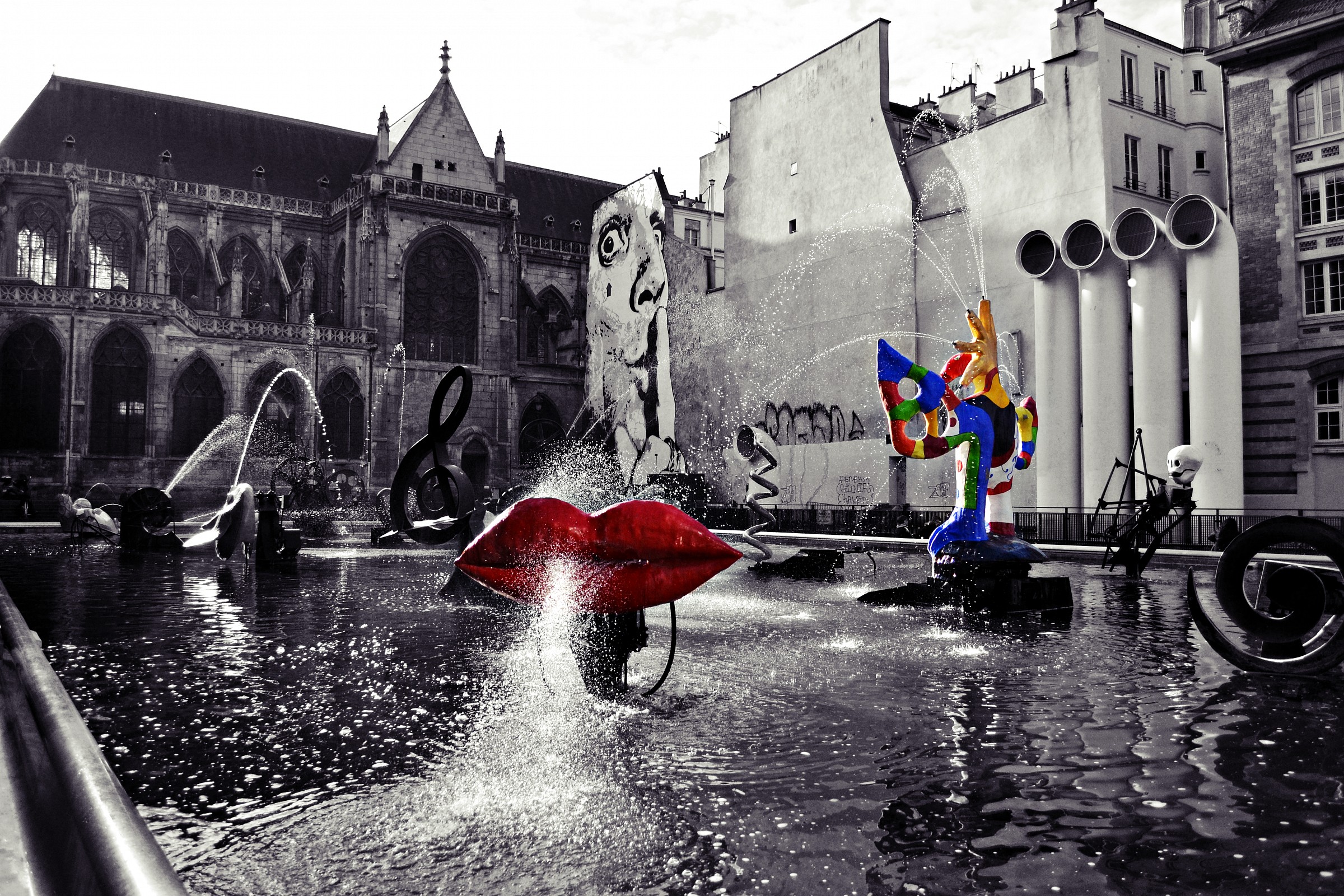 Piazza Stravinsky Paris