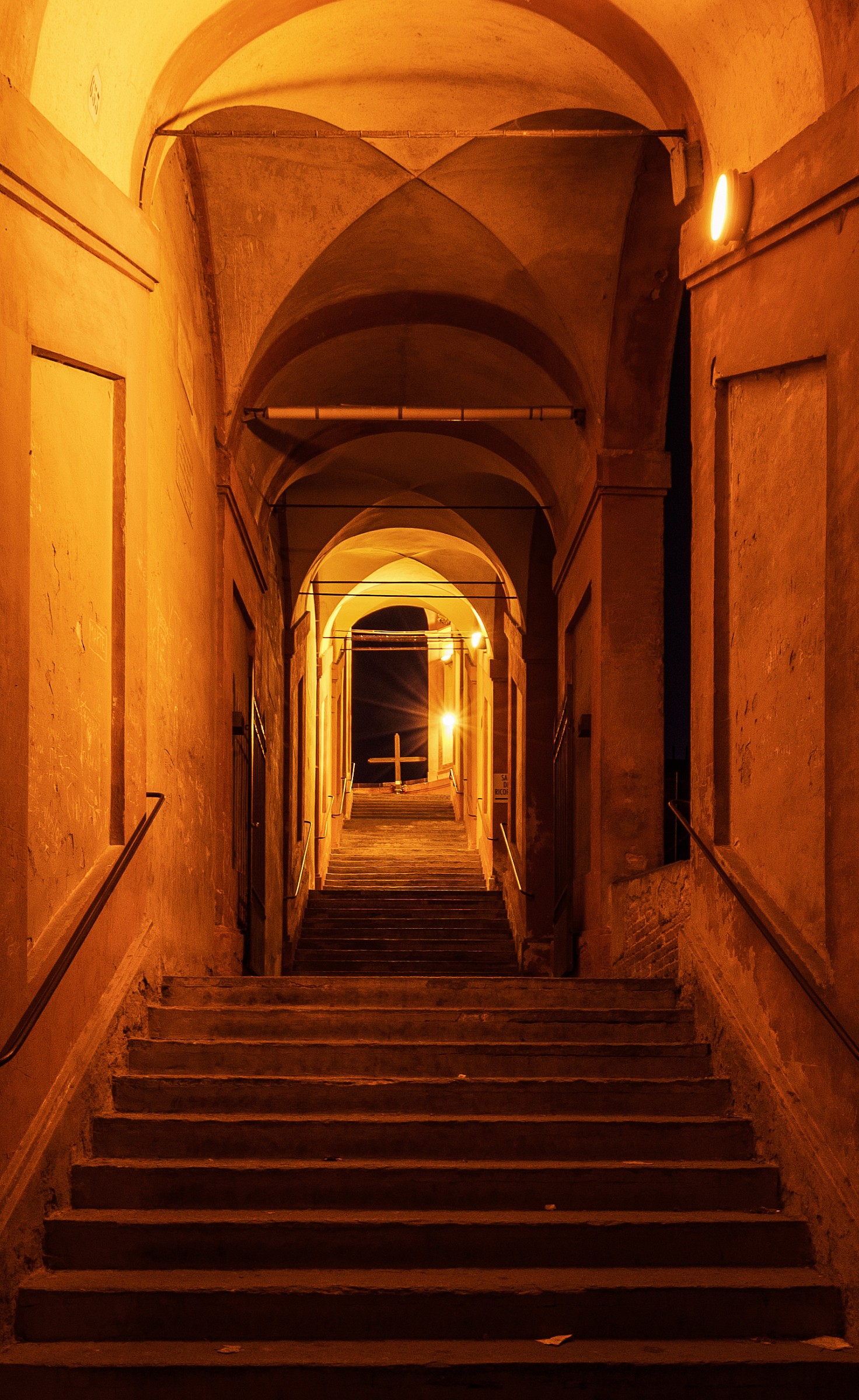 corridor to the Sanctuary of the Madonna di San Luca