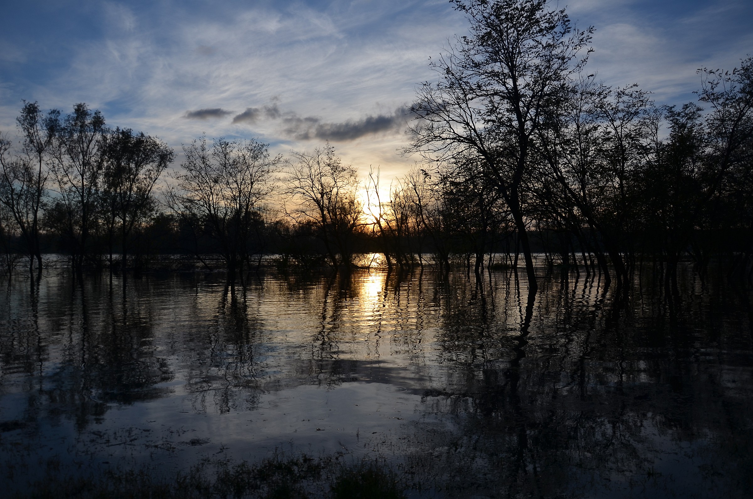 La quiete dopo l'esondazione.