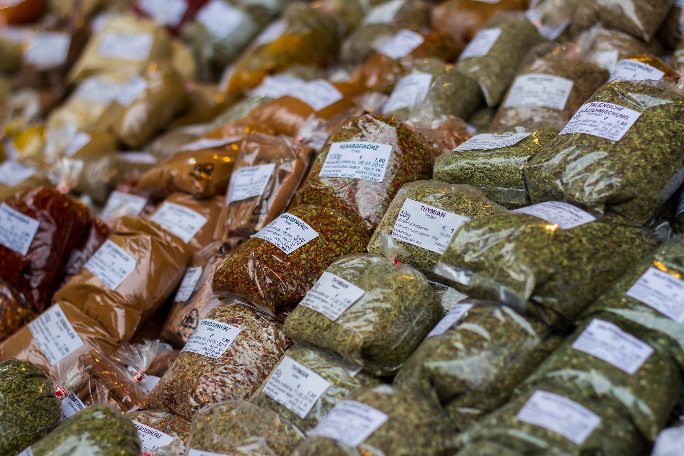 Spezie in Nacshmarkt