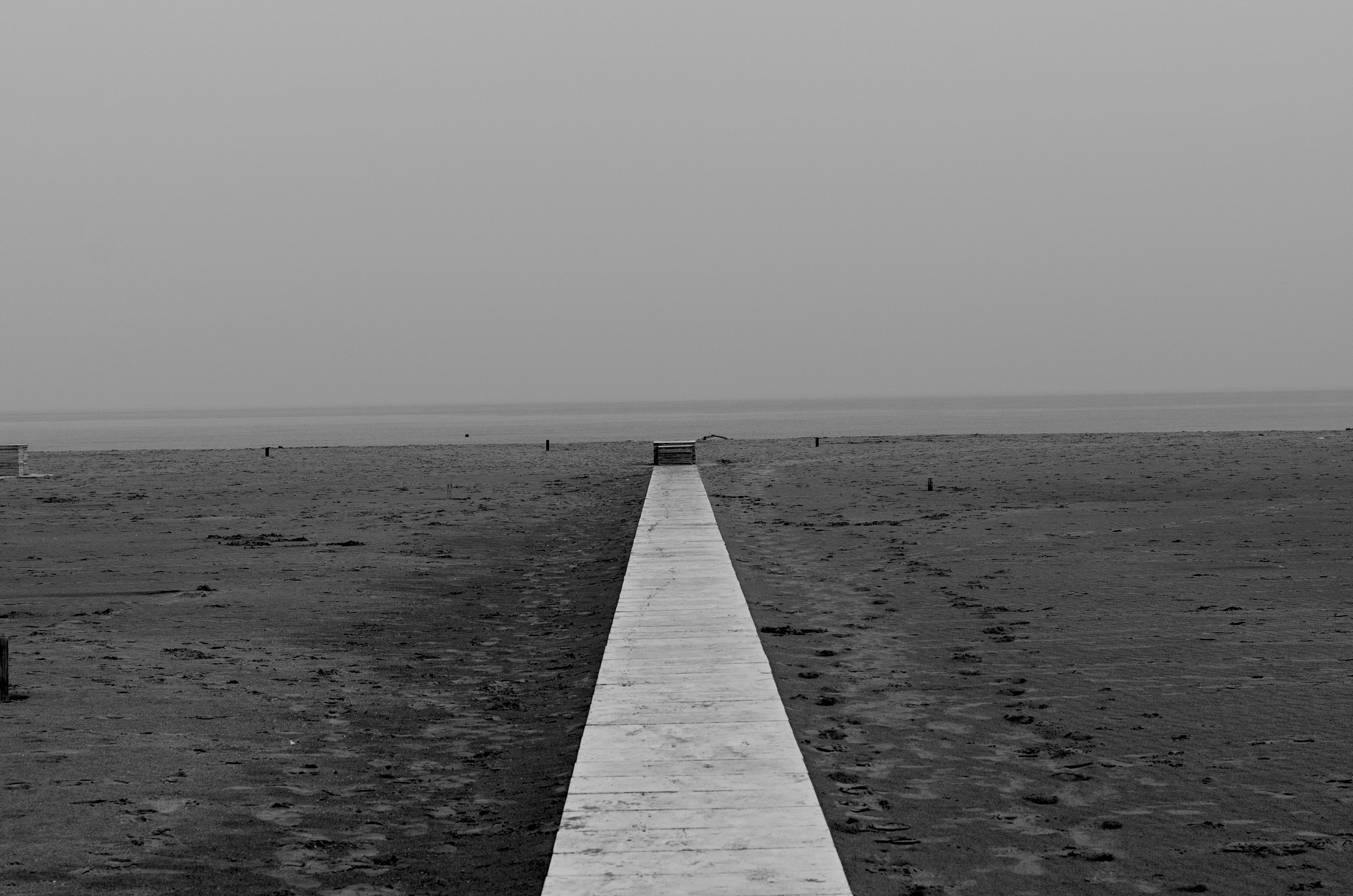 walking toward the horizon