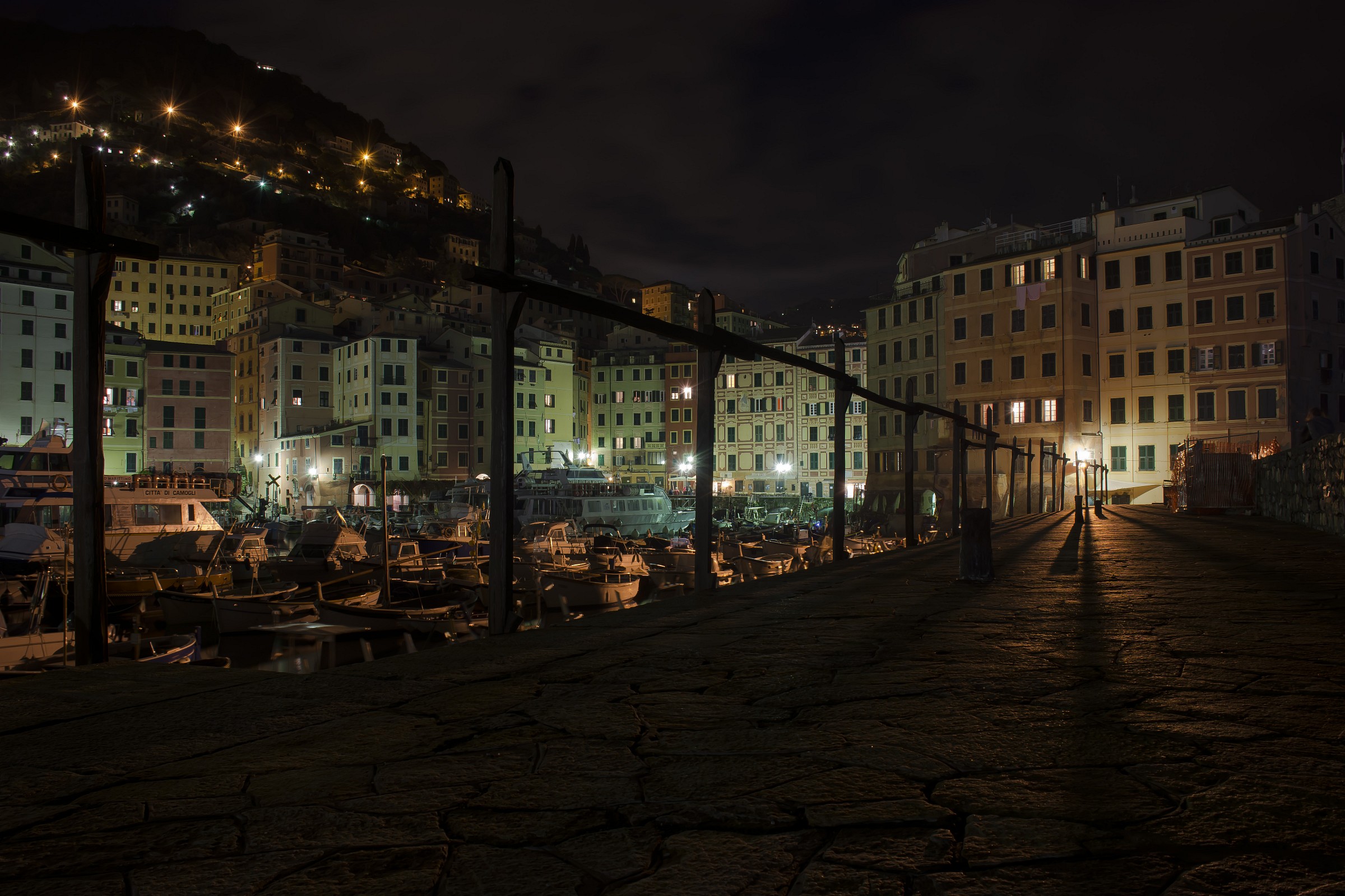 The magical lights of Camogli