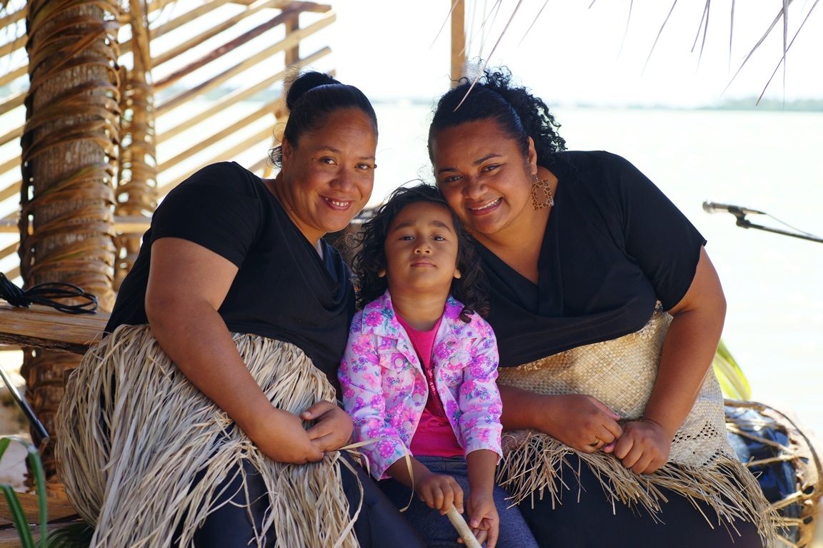 femmine di famiglia di Tonga