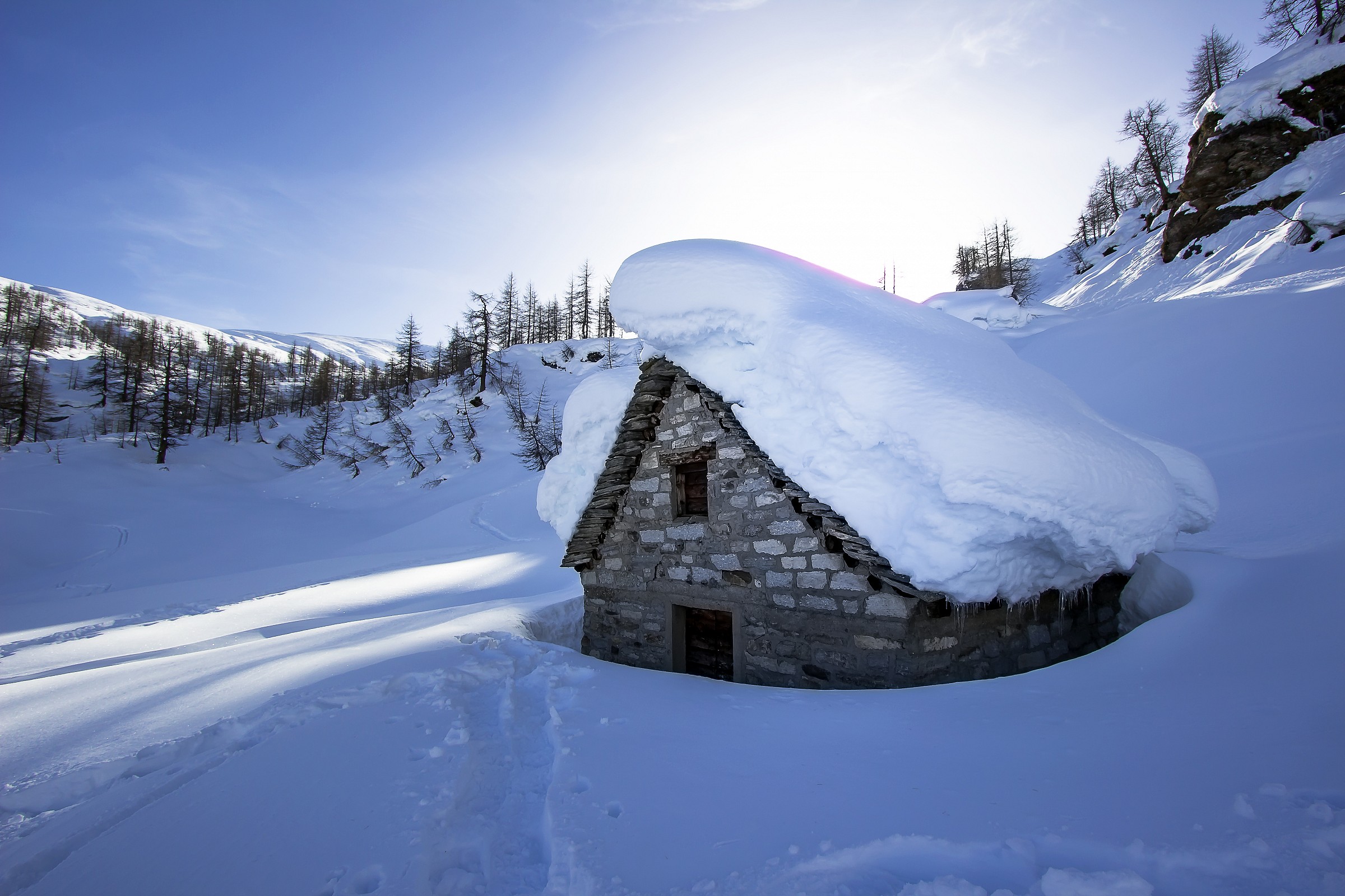 sommersa dalla neve....