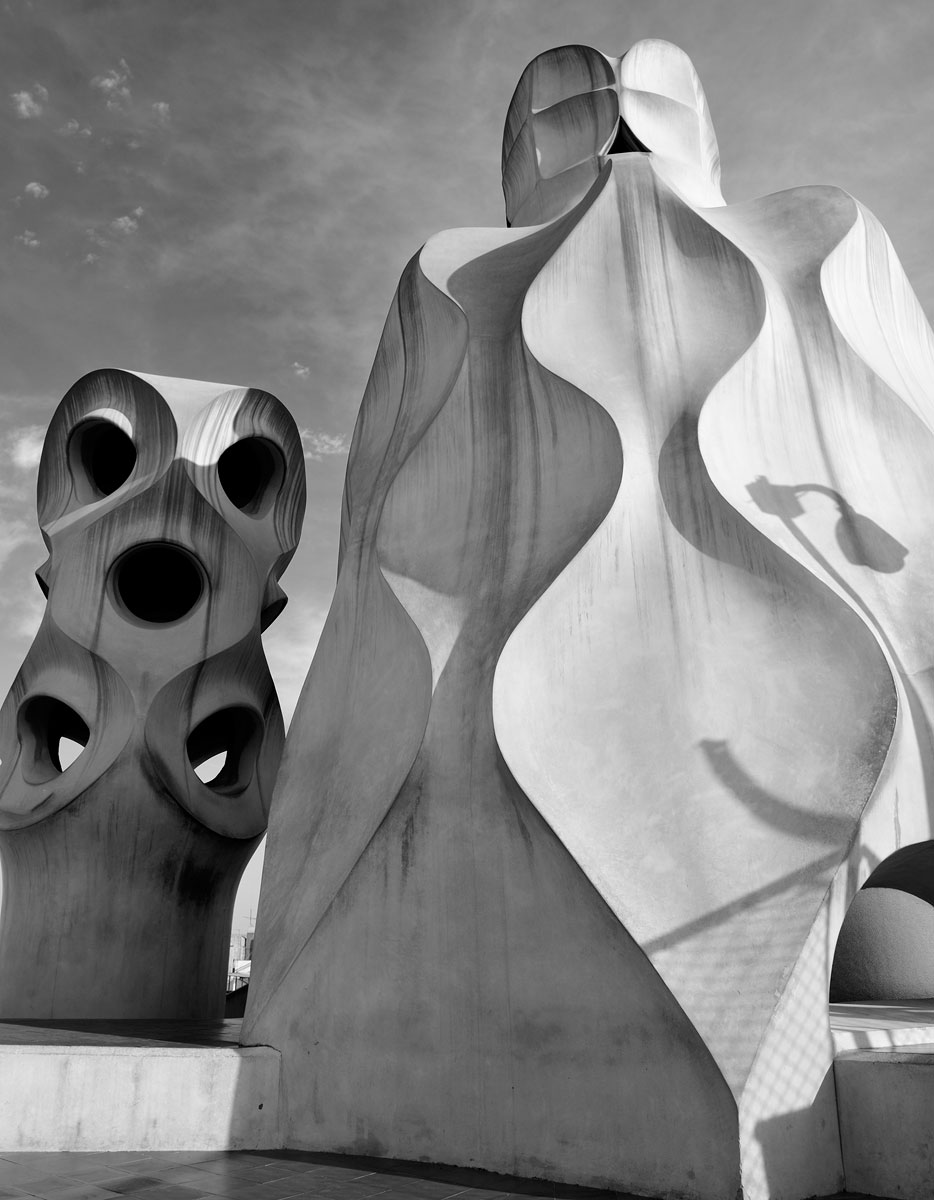 The chimneys of La Pedrera