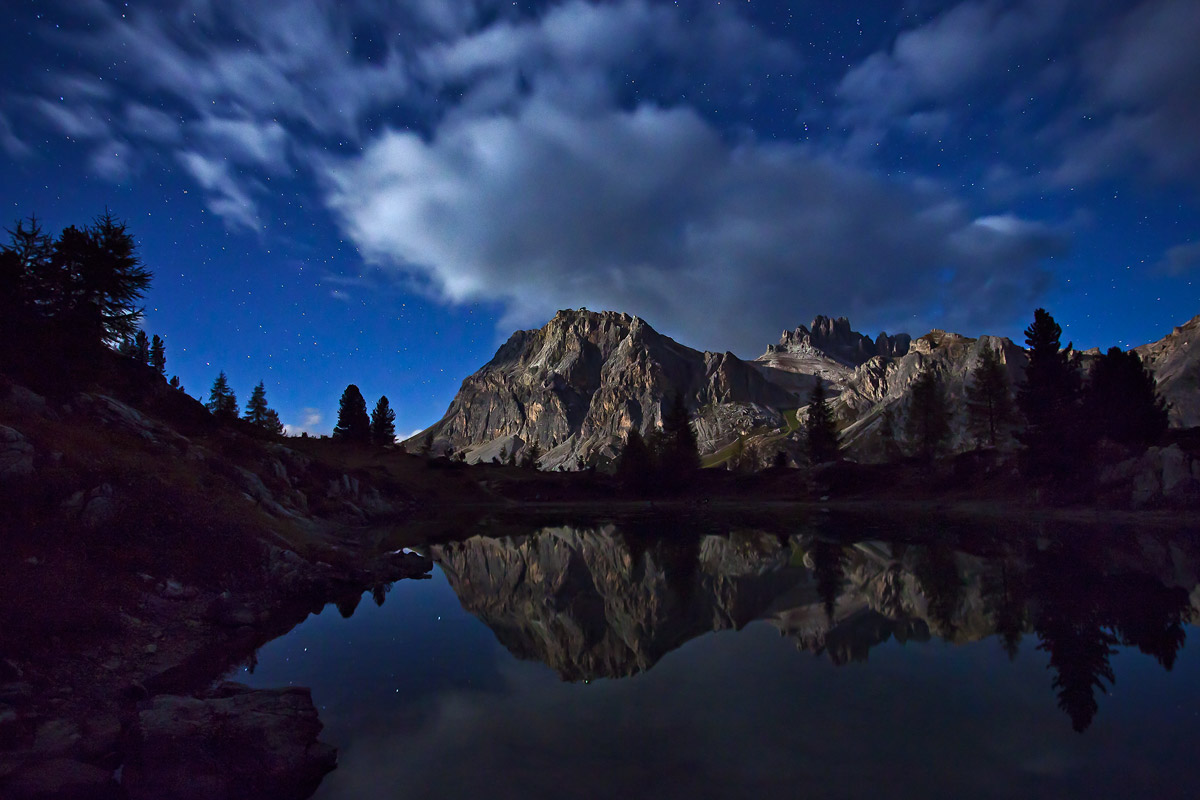 il lagazuoi e la luna