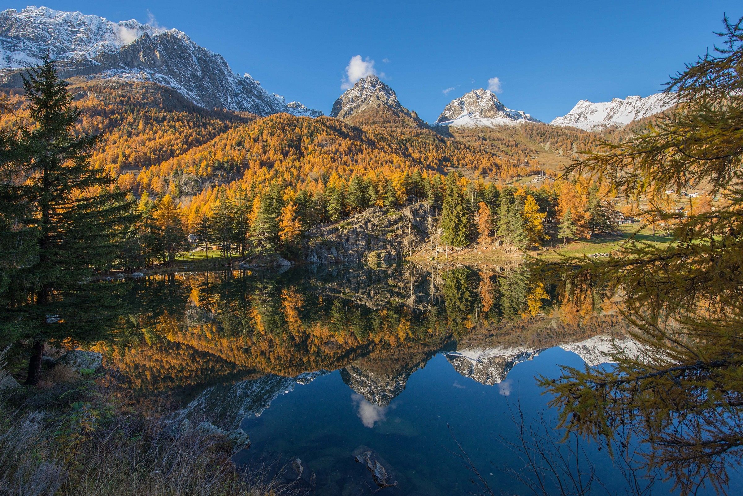 Autunno sul lago Lexert