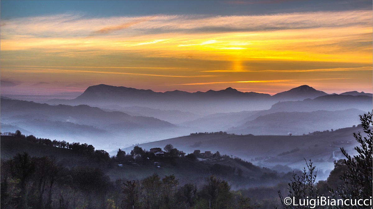 Sibillini al tramonto