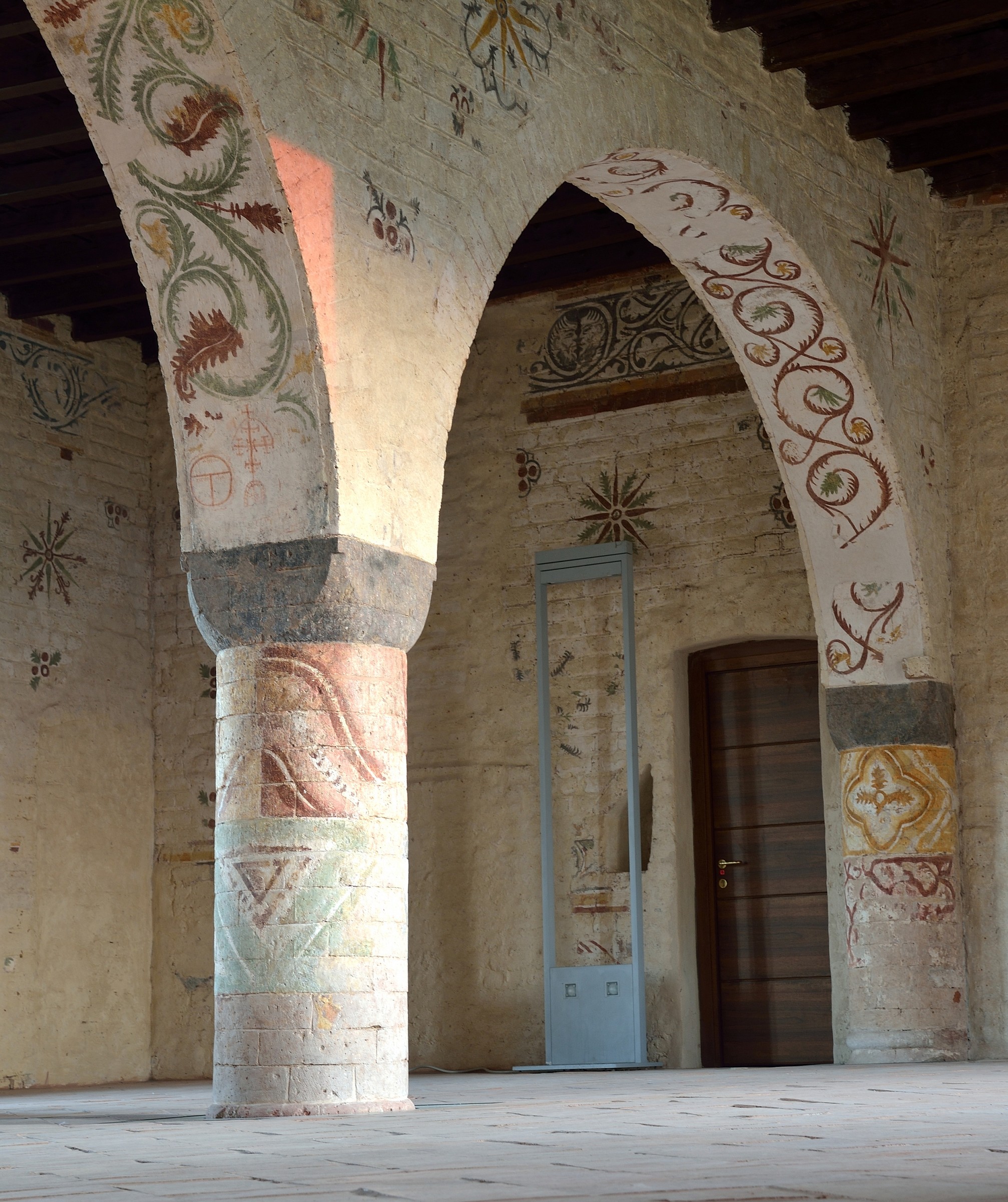 Particolare nella sala Scriptorium