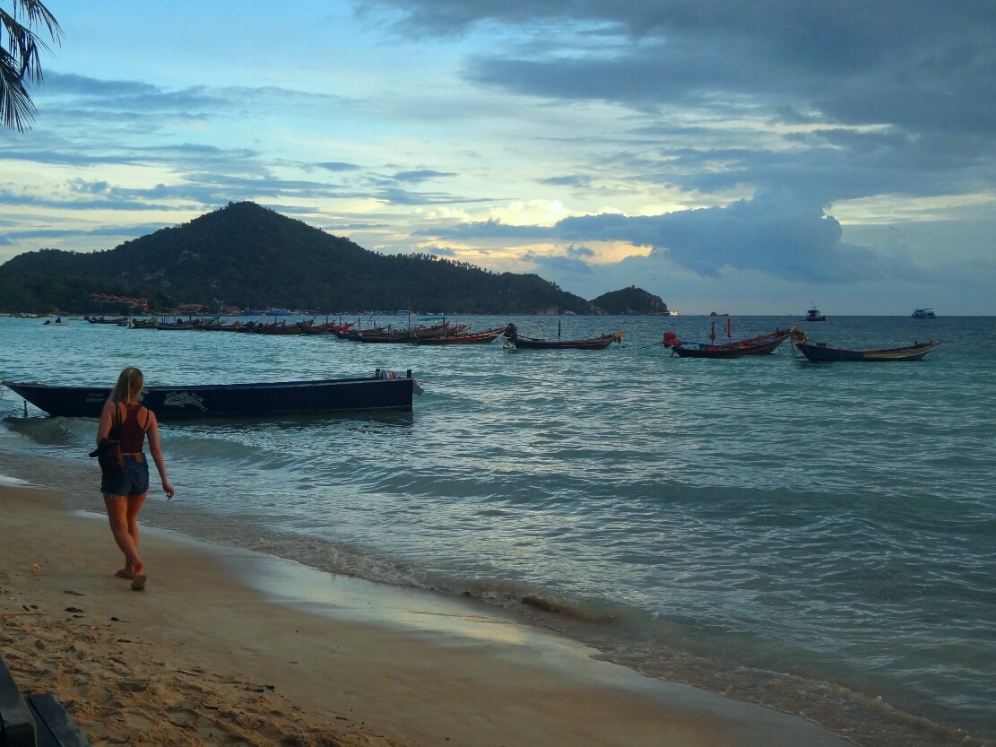 Return of the fishermen in Phuket
