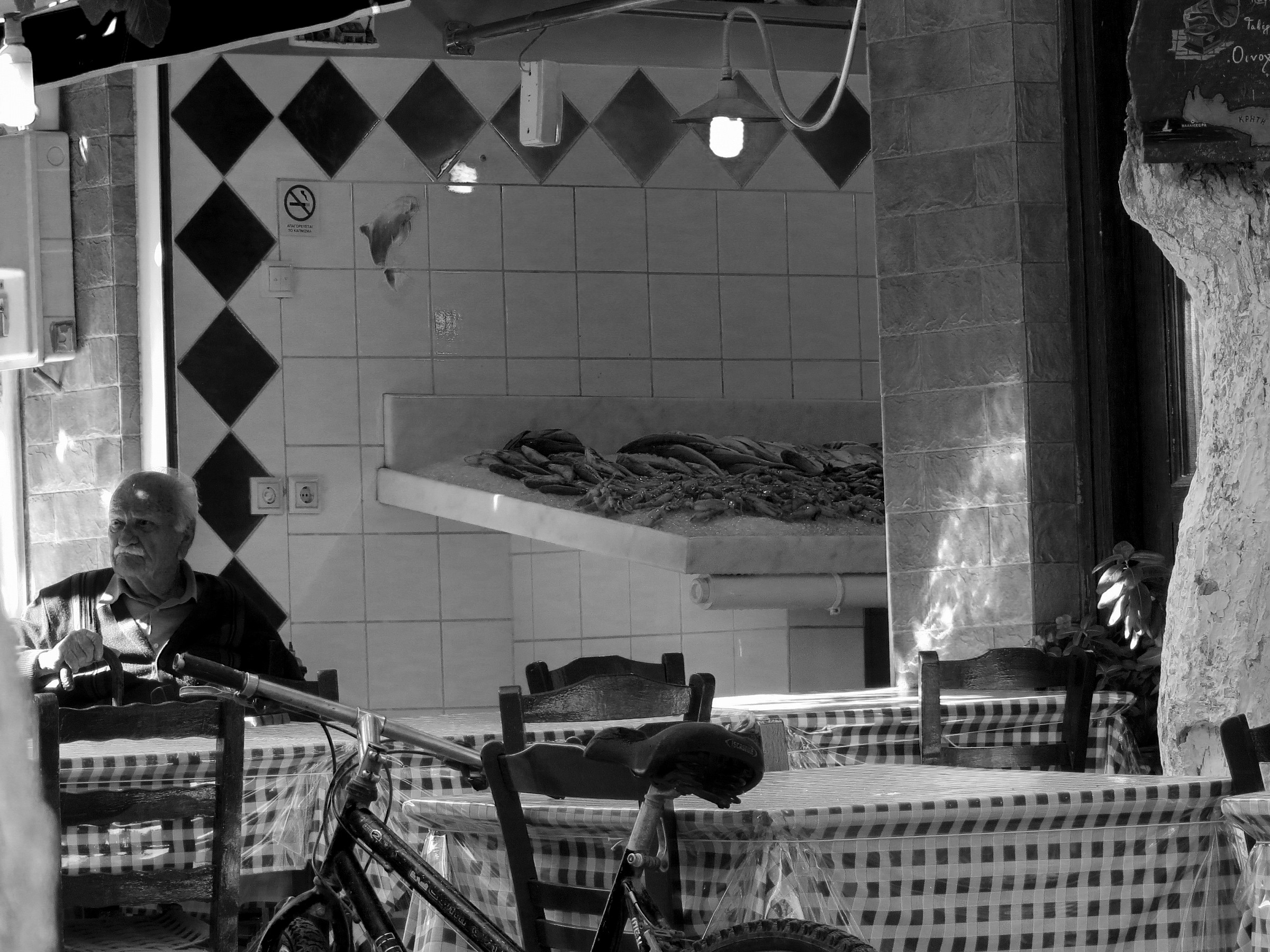 in attesa di clienti