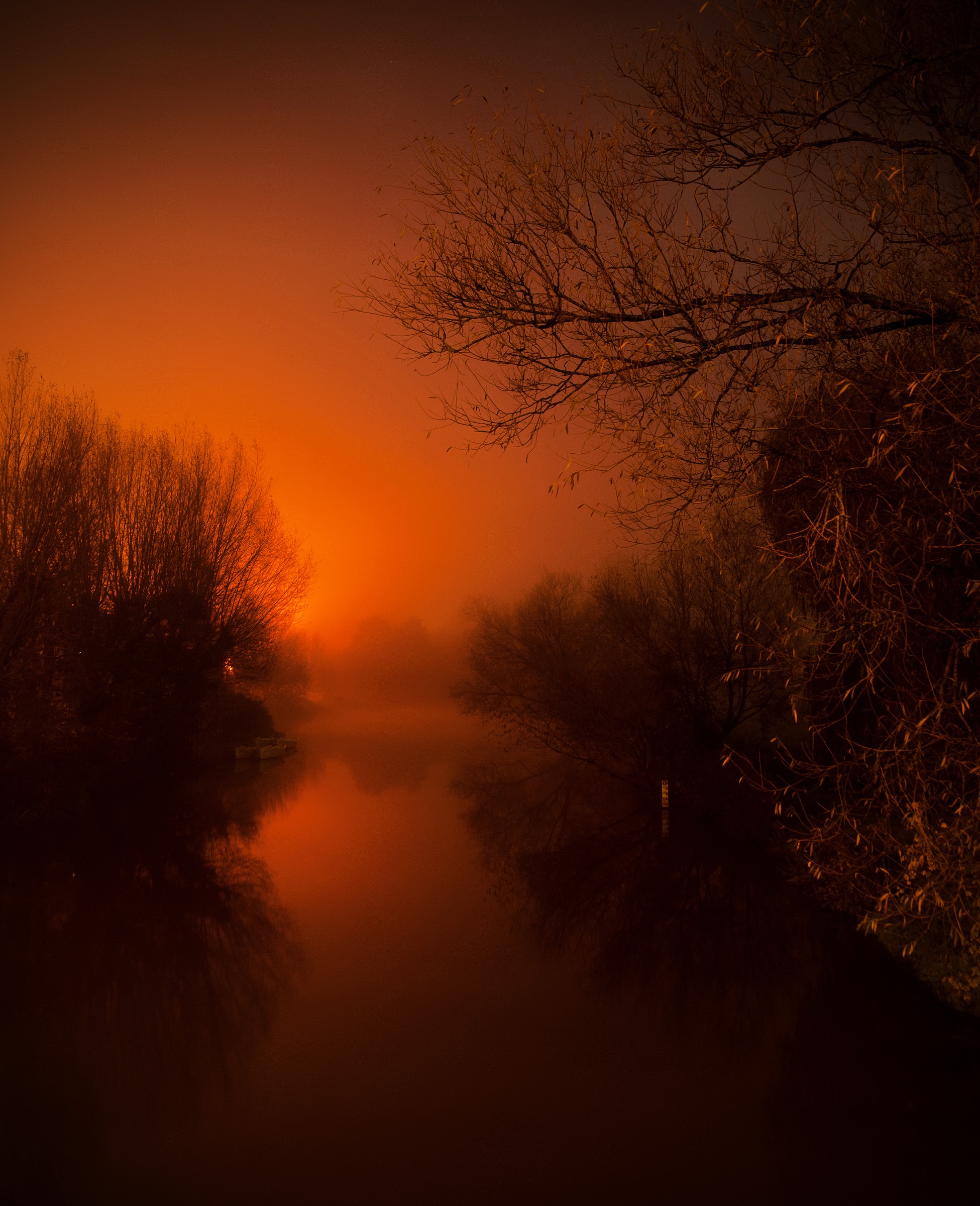 Nebbia sulla Avon (di notte)