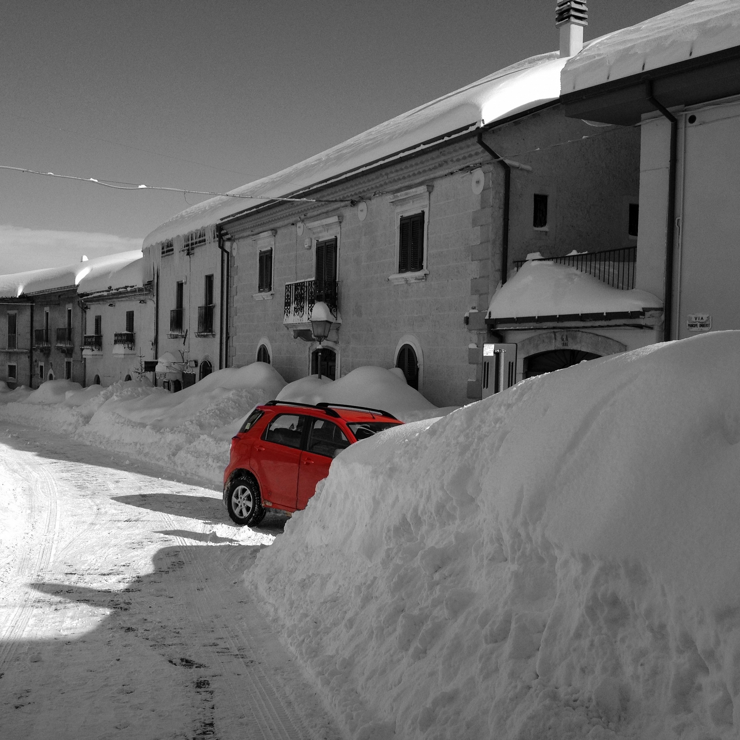 The big snowfall in February. 2012