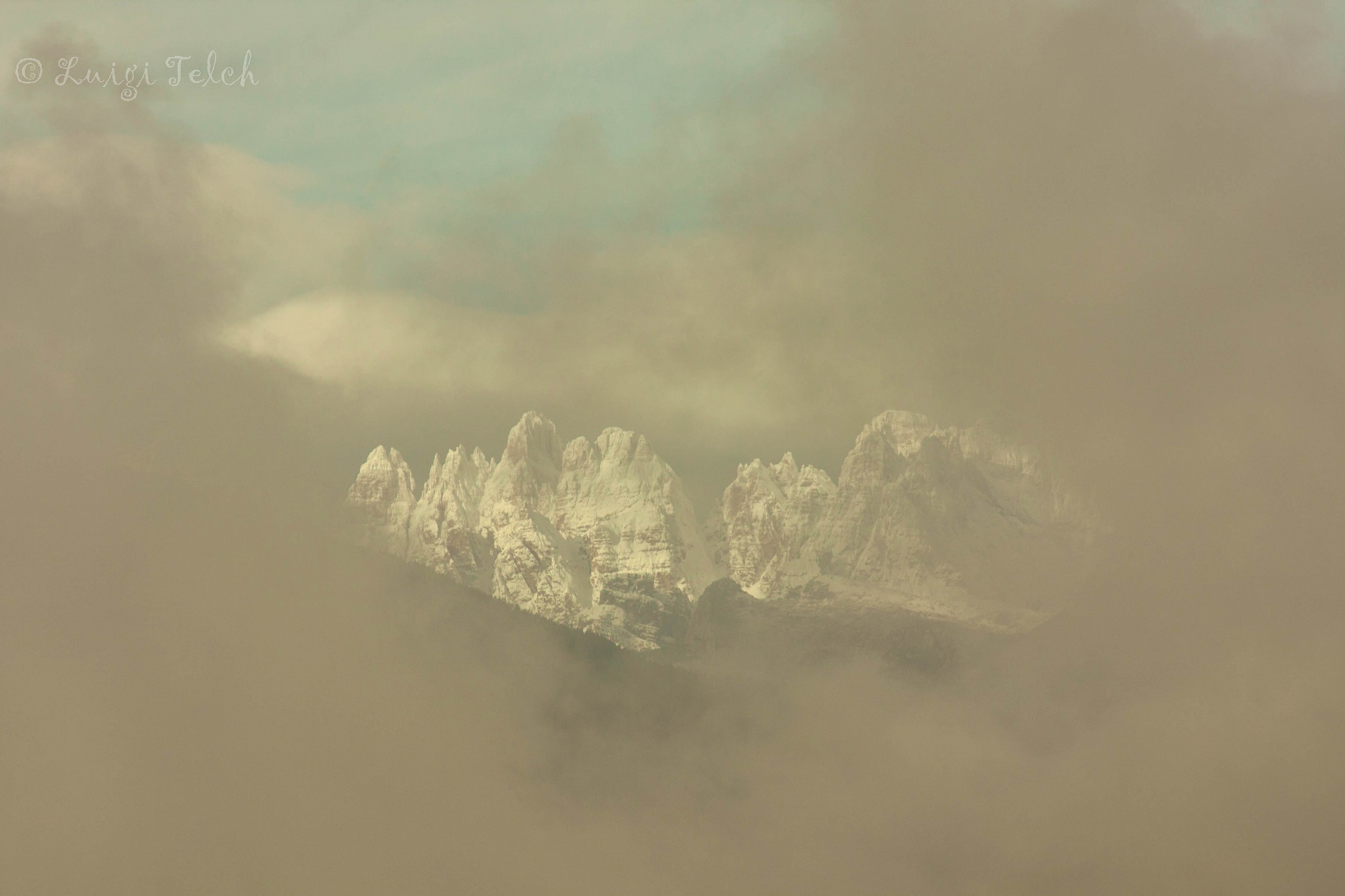 Brenta in the clouds