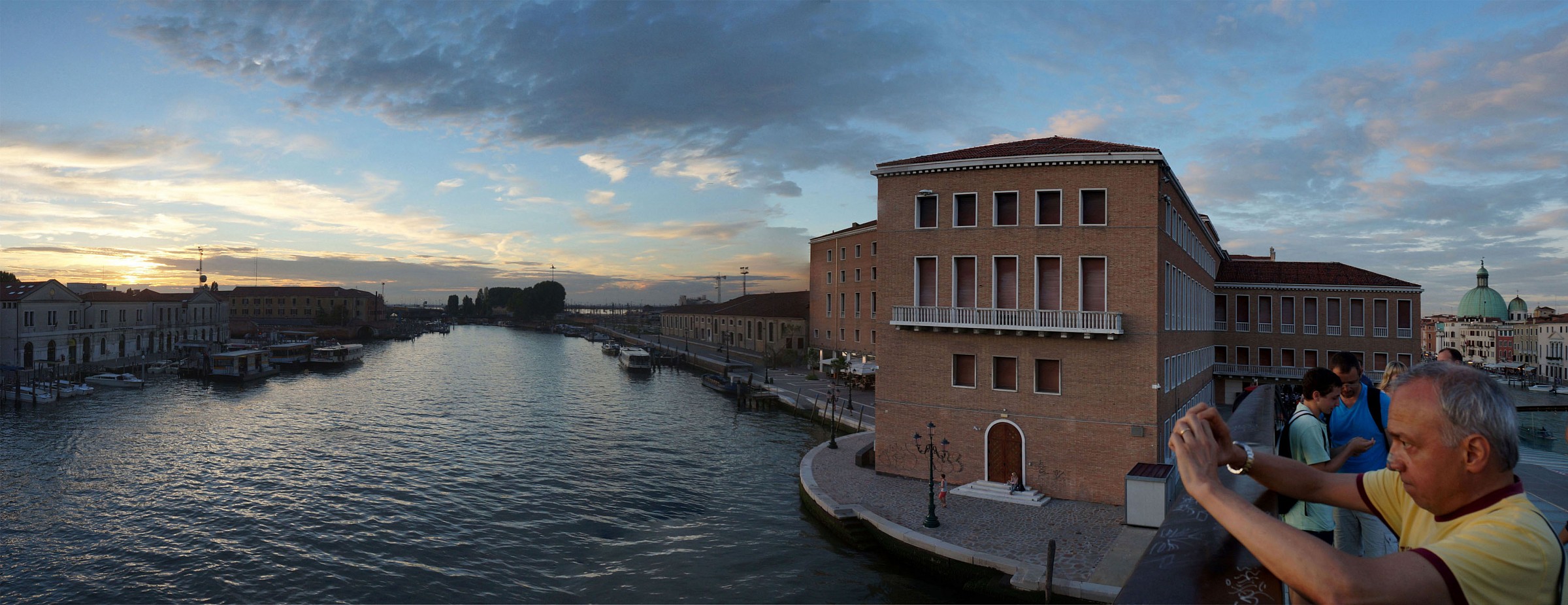 Sunset from the Calatrava bridge 3