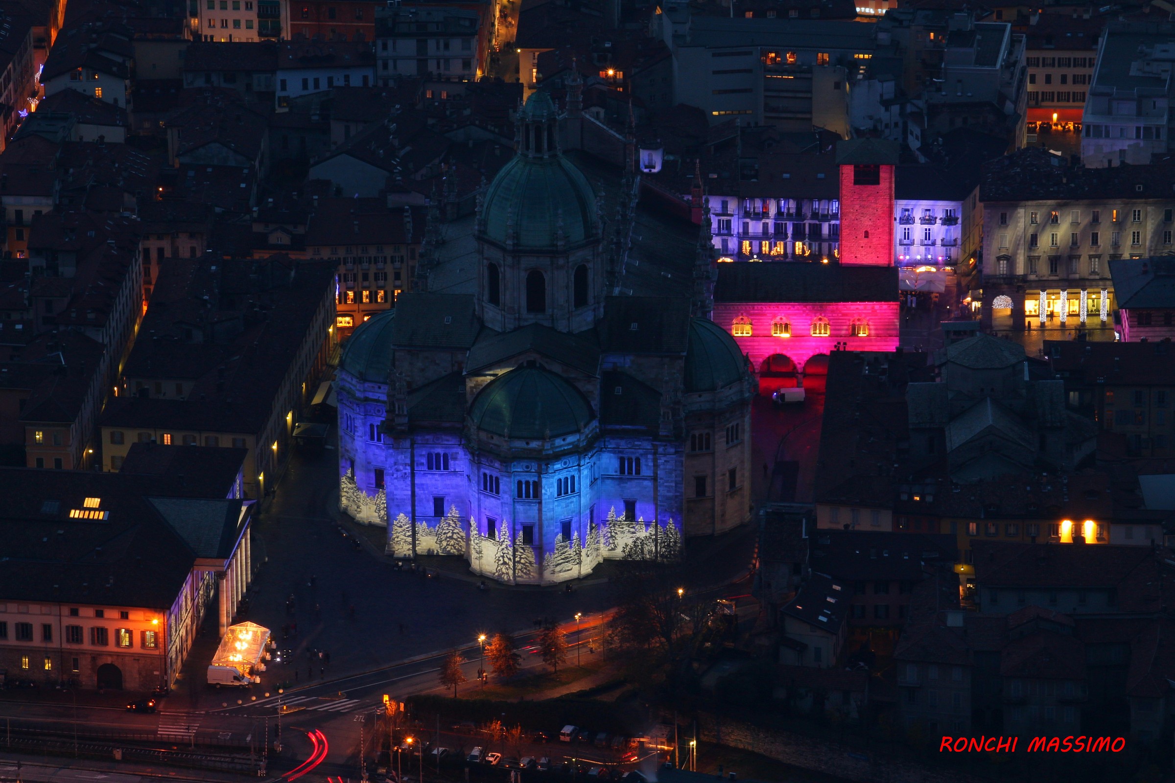Duomo di Como visto da Brunate