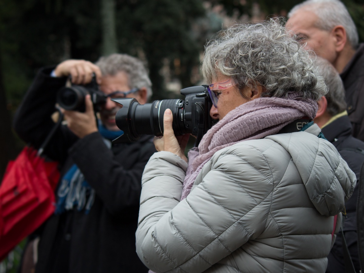 Photographers in action